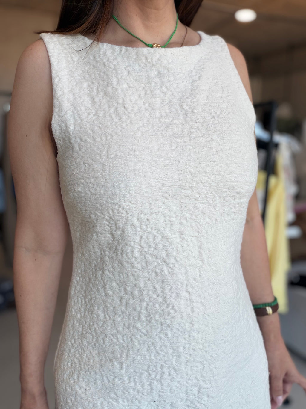 V-Back Tie Dress