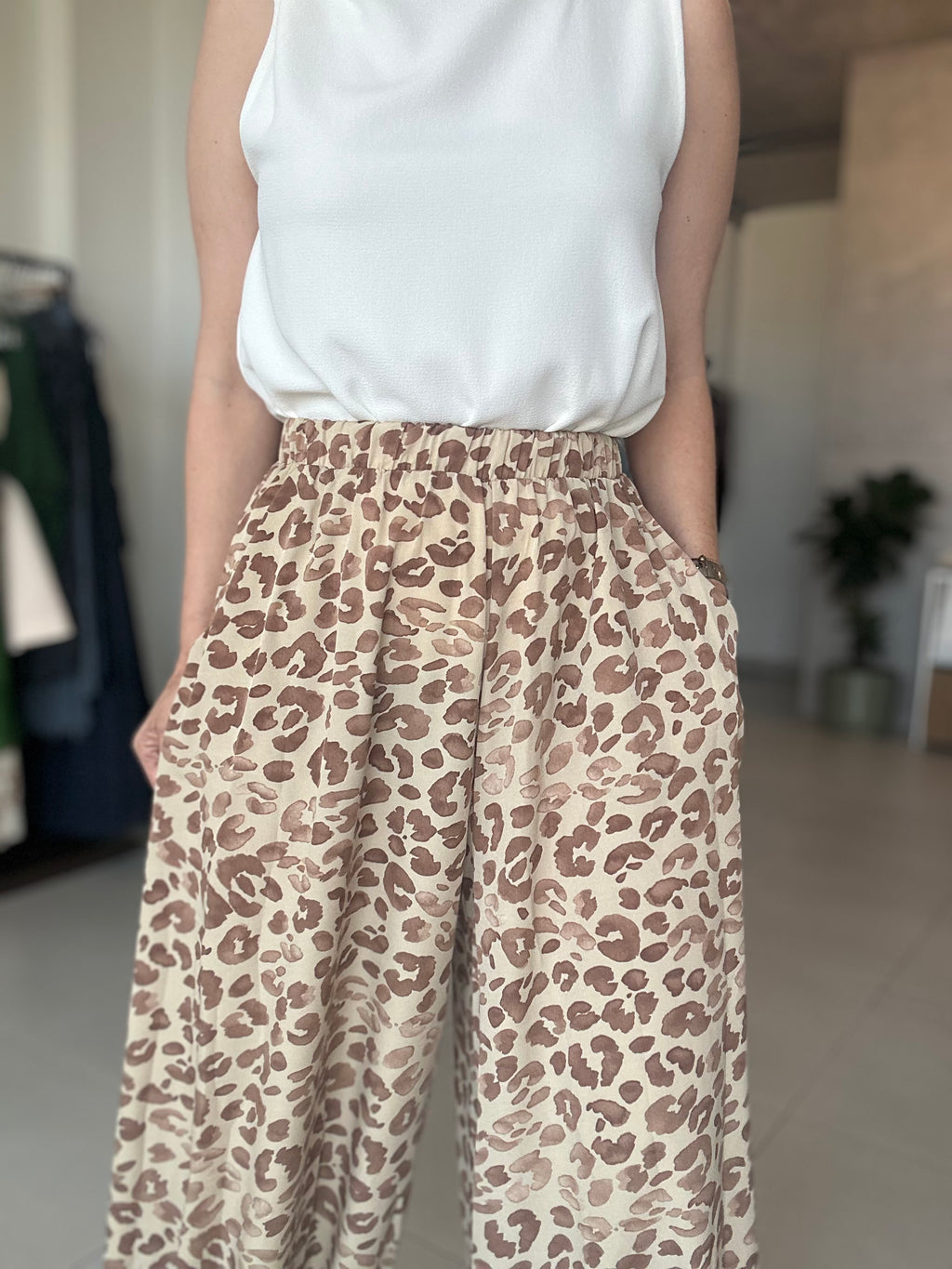 Balloon Cheetah Pant