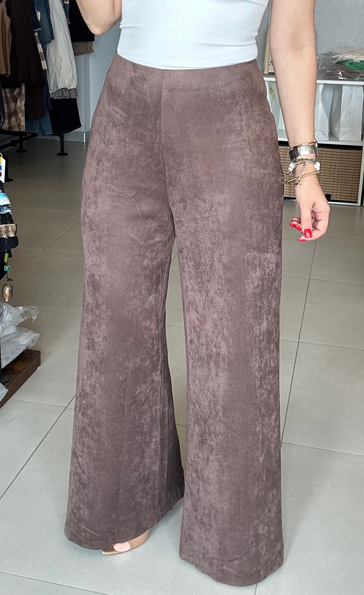 High Waist Wide Leg Pants