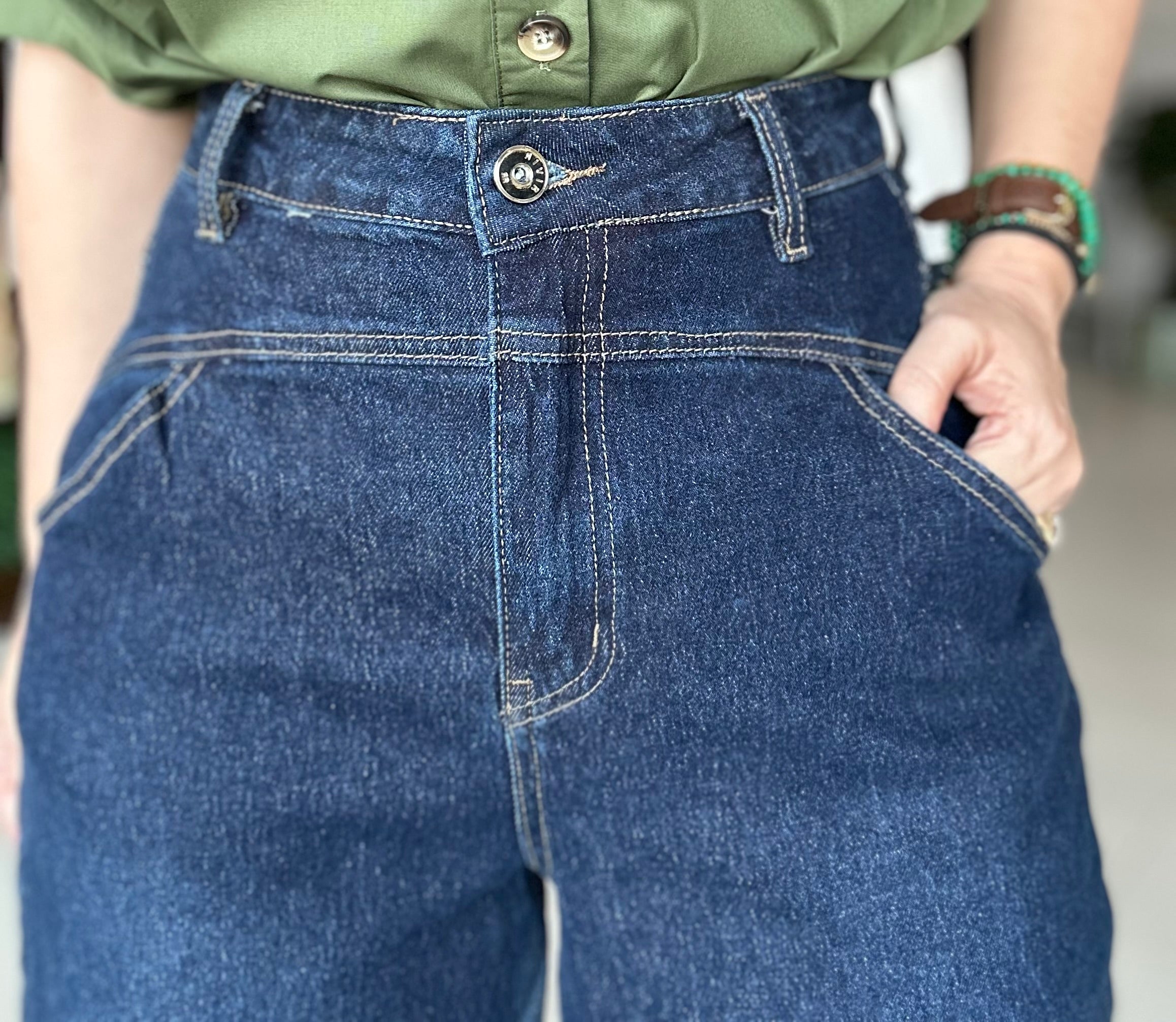 Cool High Waist Barrel