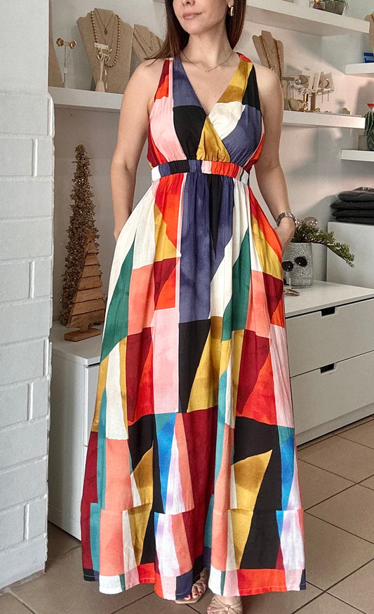 Mosaic Maxi Dress