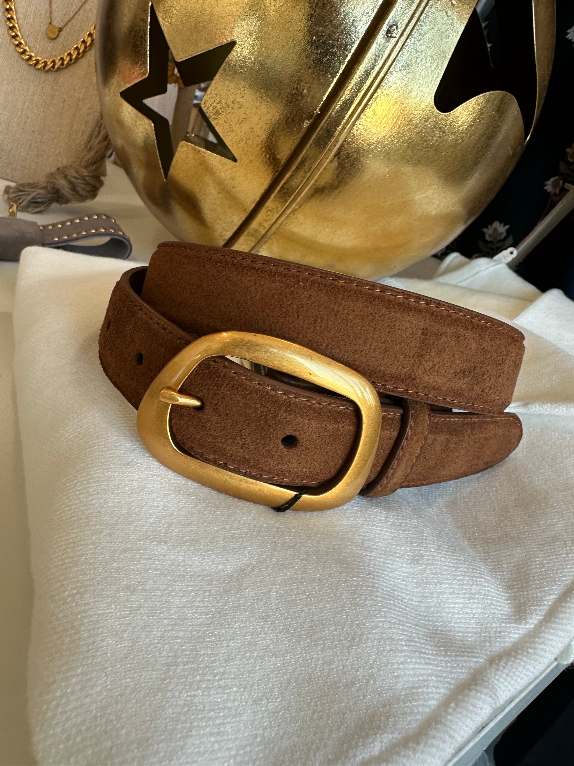 Suede Belt (Genuine Lether)