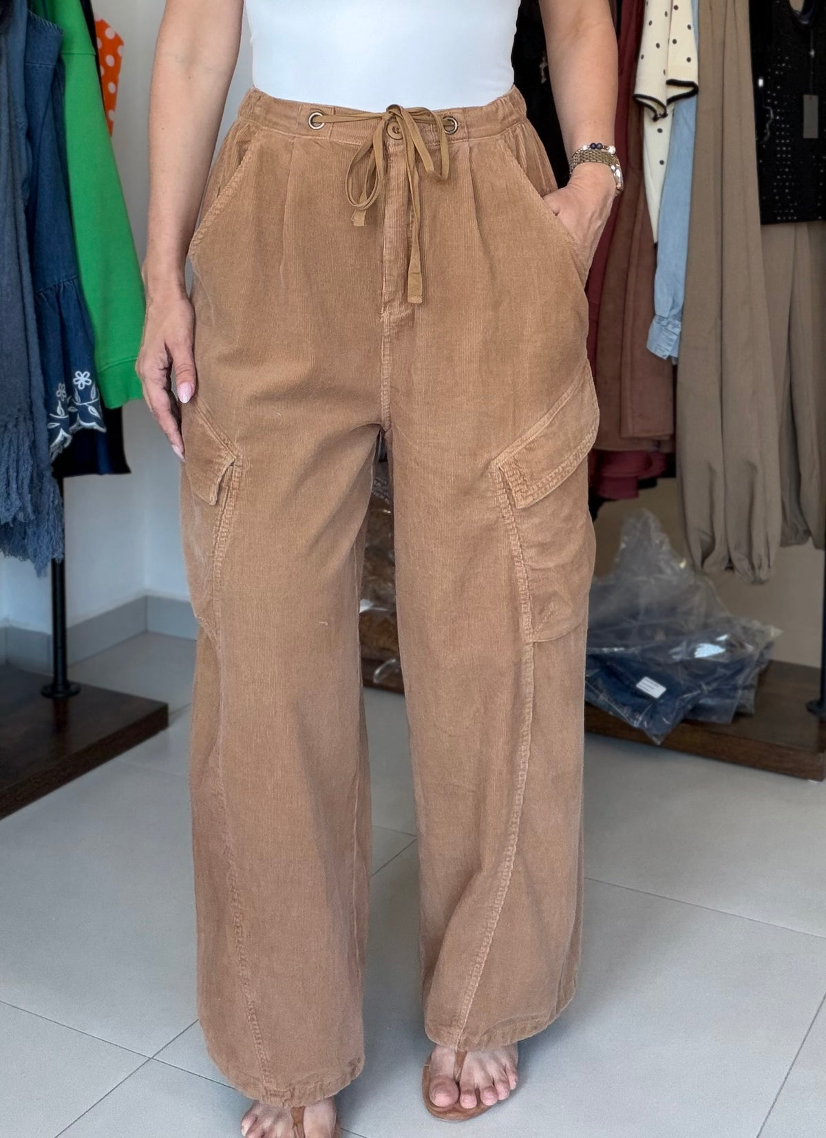 Balloon Corduroy Pants