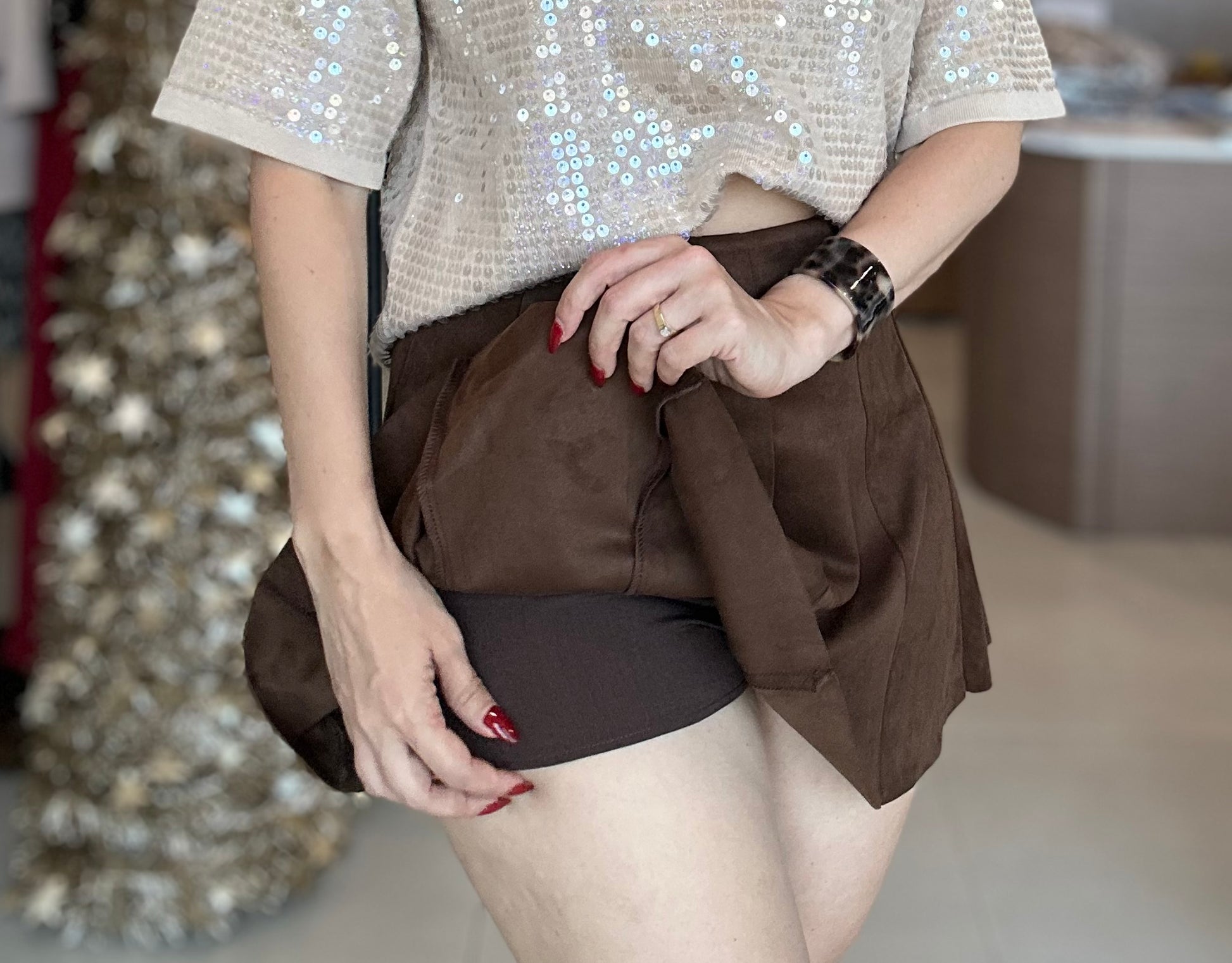 Flared Skort