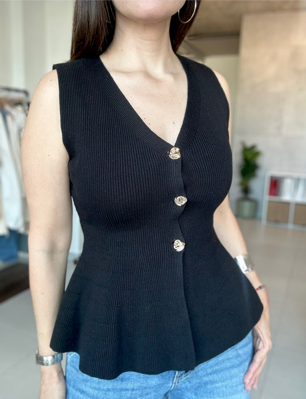 Peplum Sweater Top
