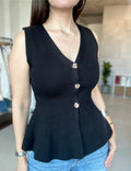 Peplum Sweater Top