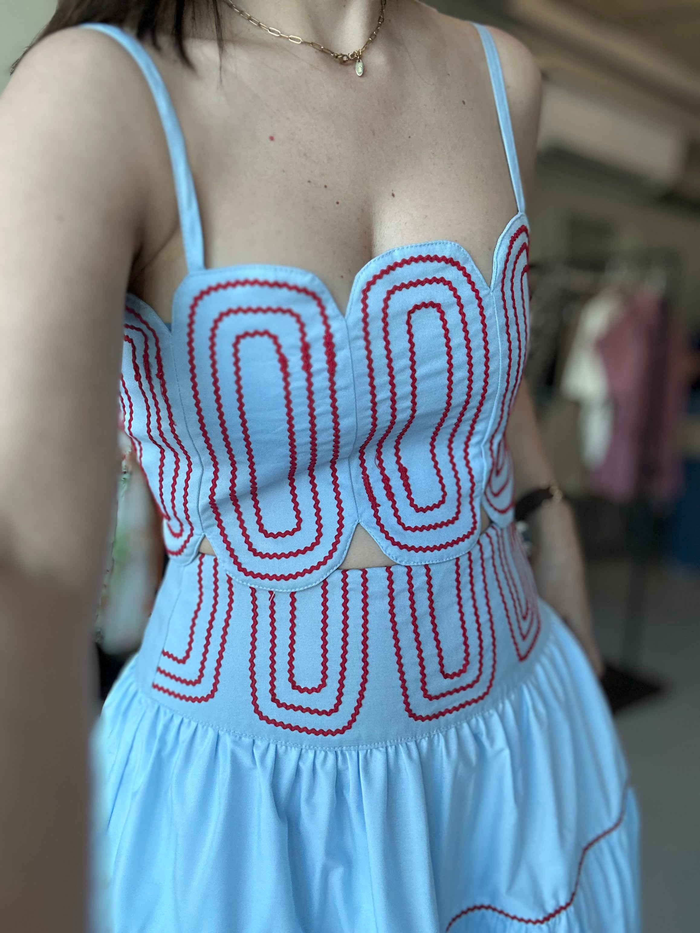 Red Trimmed Set