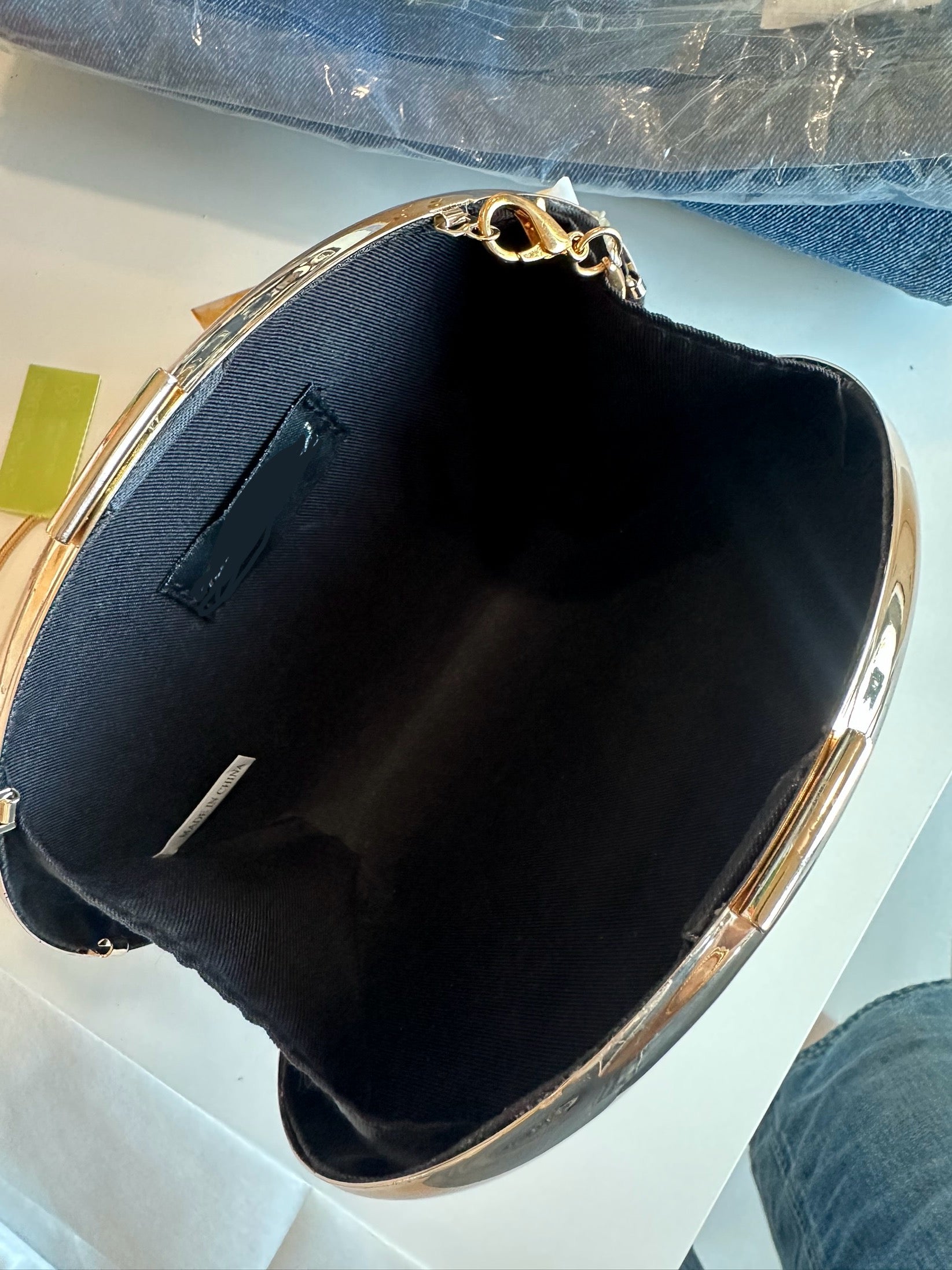 Gold Chrome Clutch