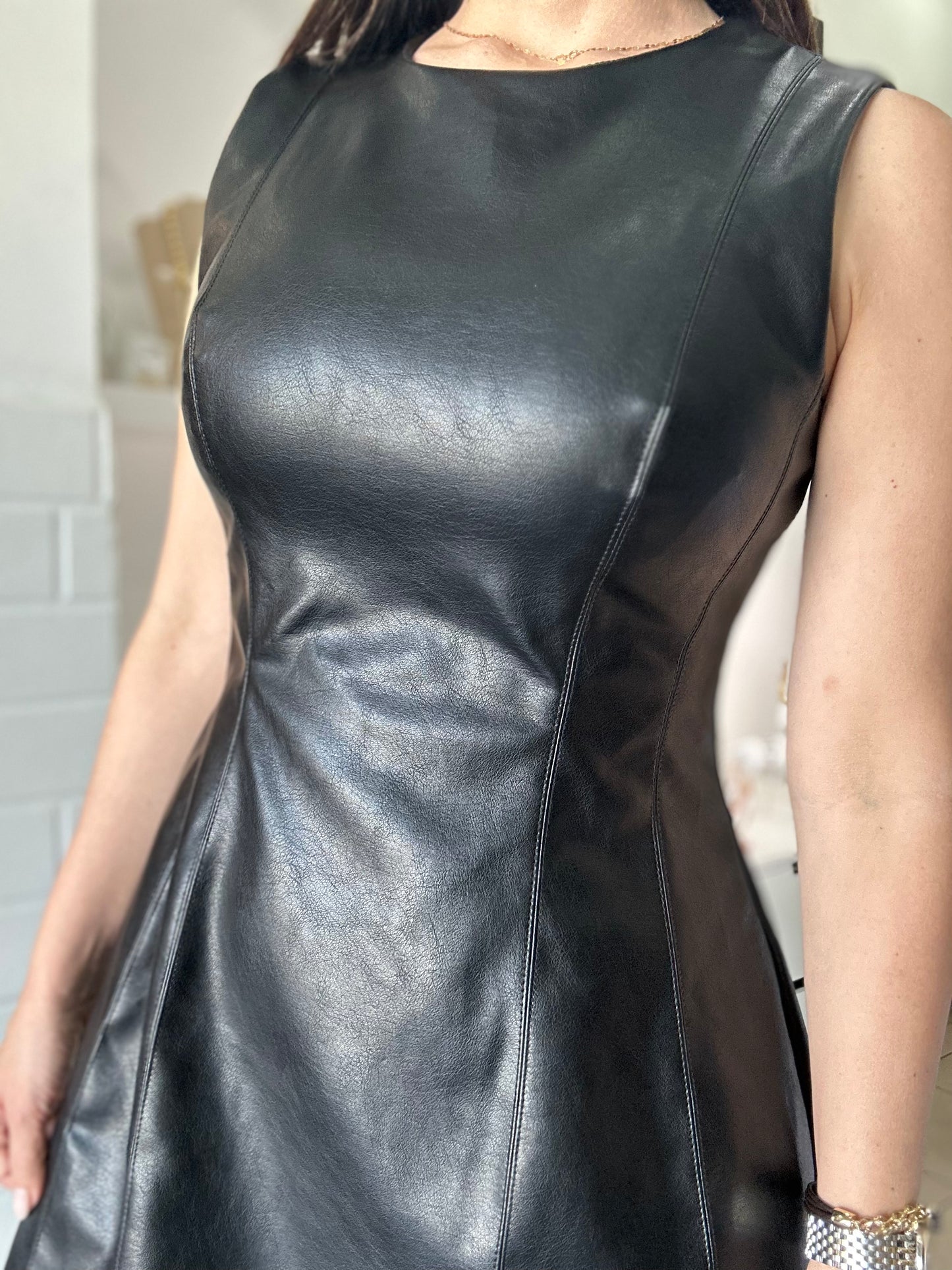 Leather Princess Dress