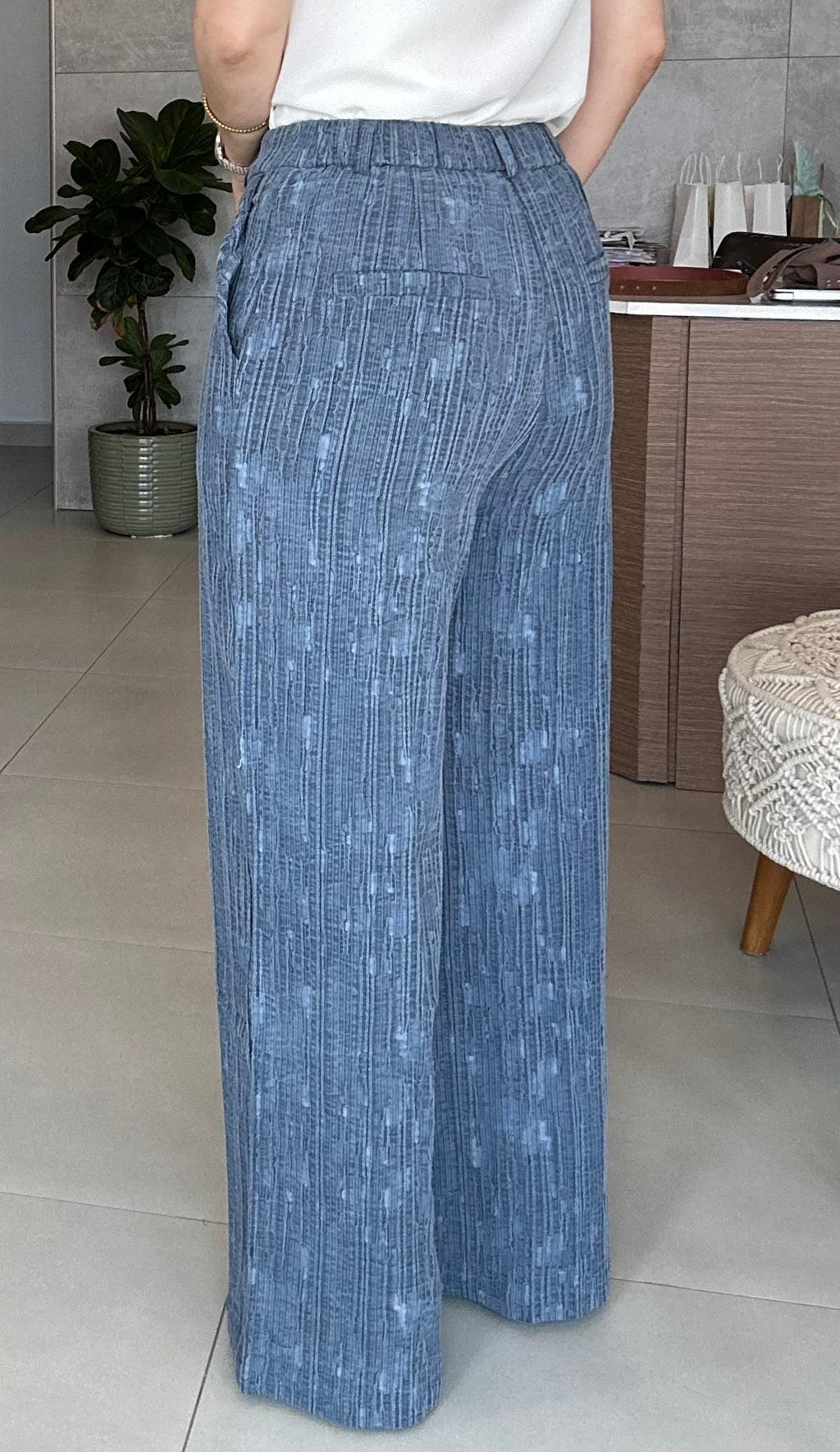 Textured Trouser