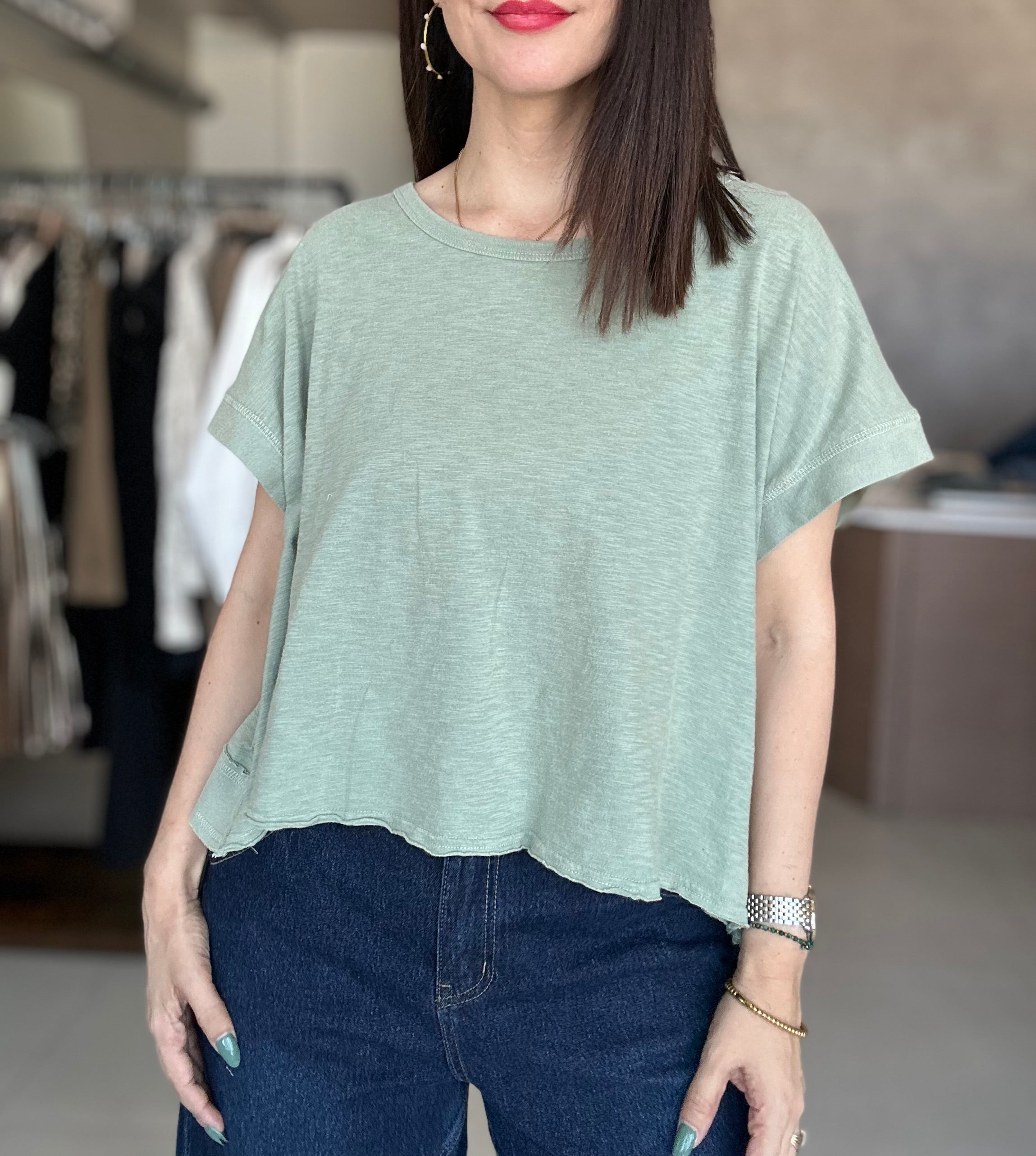 Exposed Back Shirt