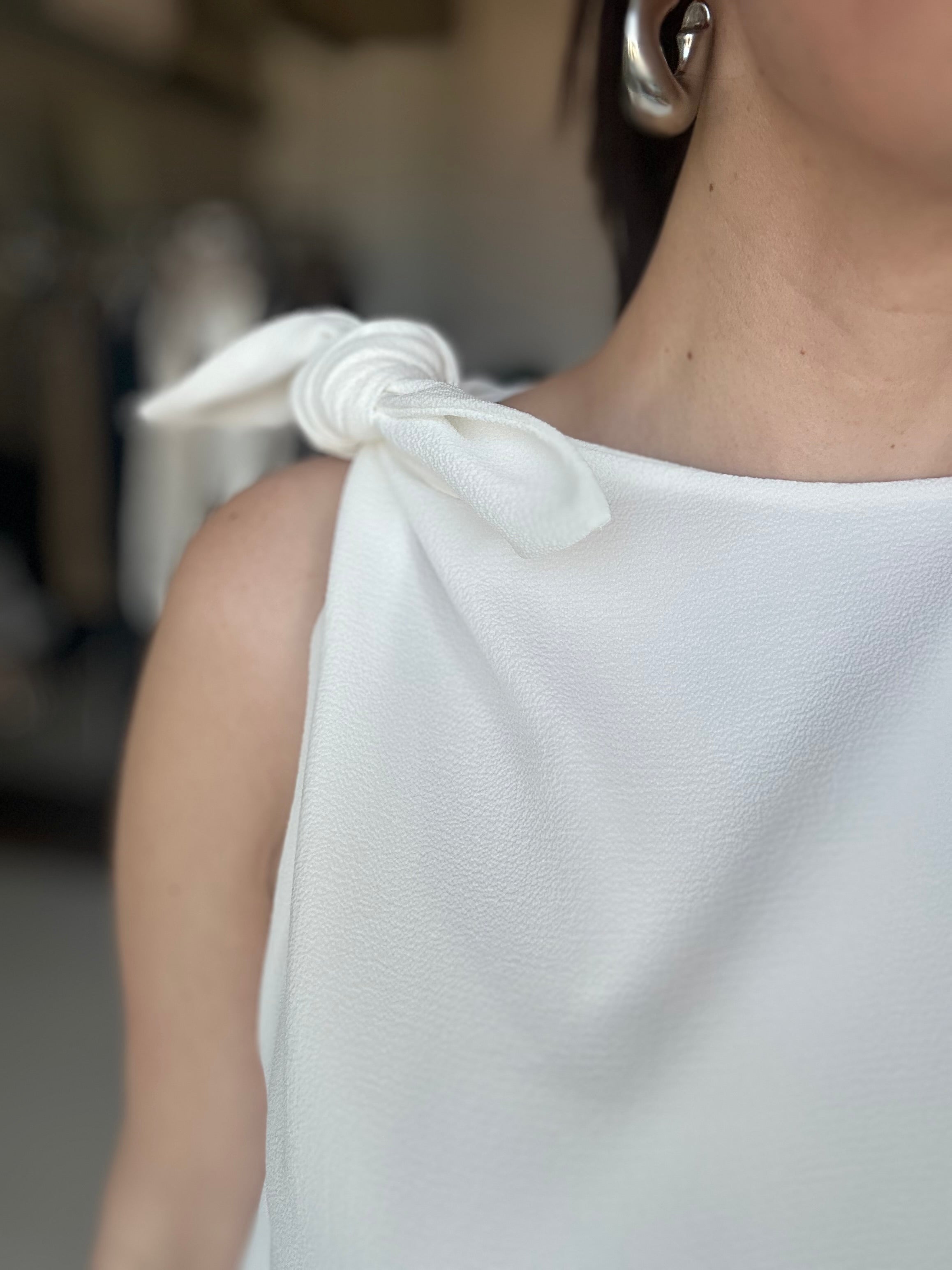 Tie Shoulder Top