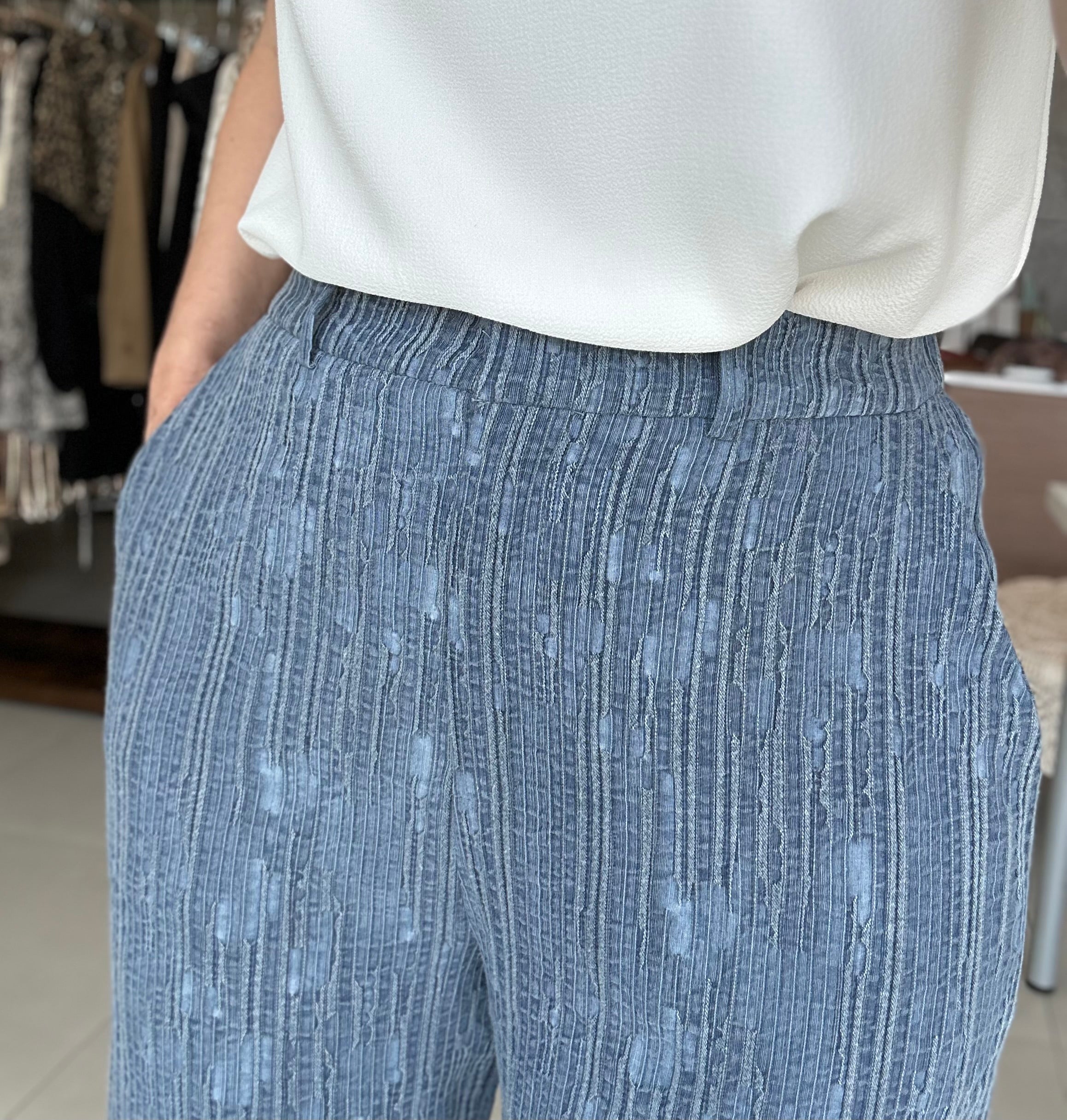 Textured Trouser