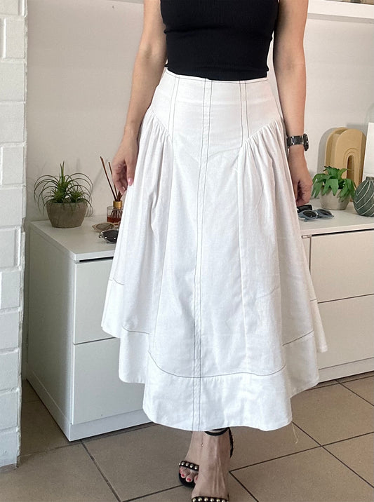 Asymmetrical Midi Skirt