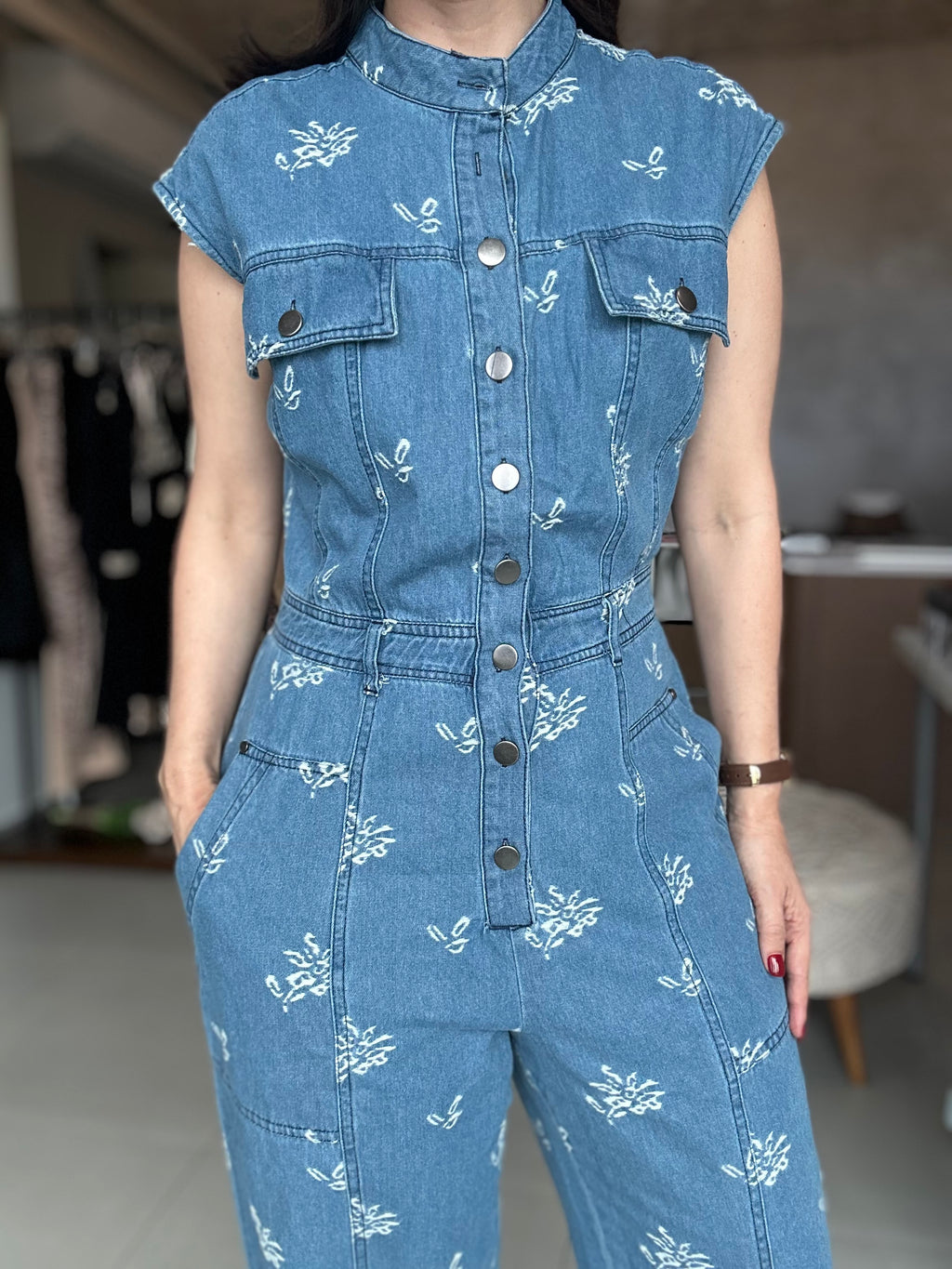 Light Denim Jumsuit