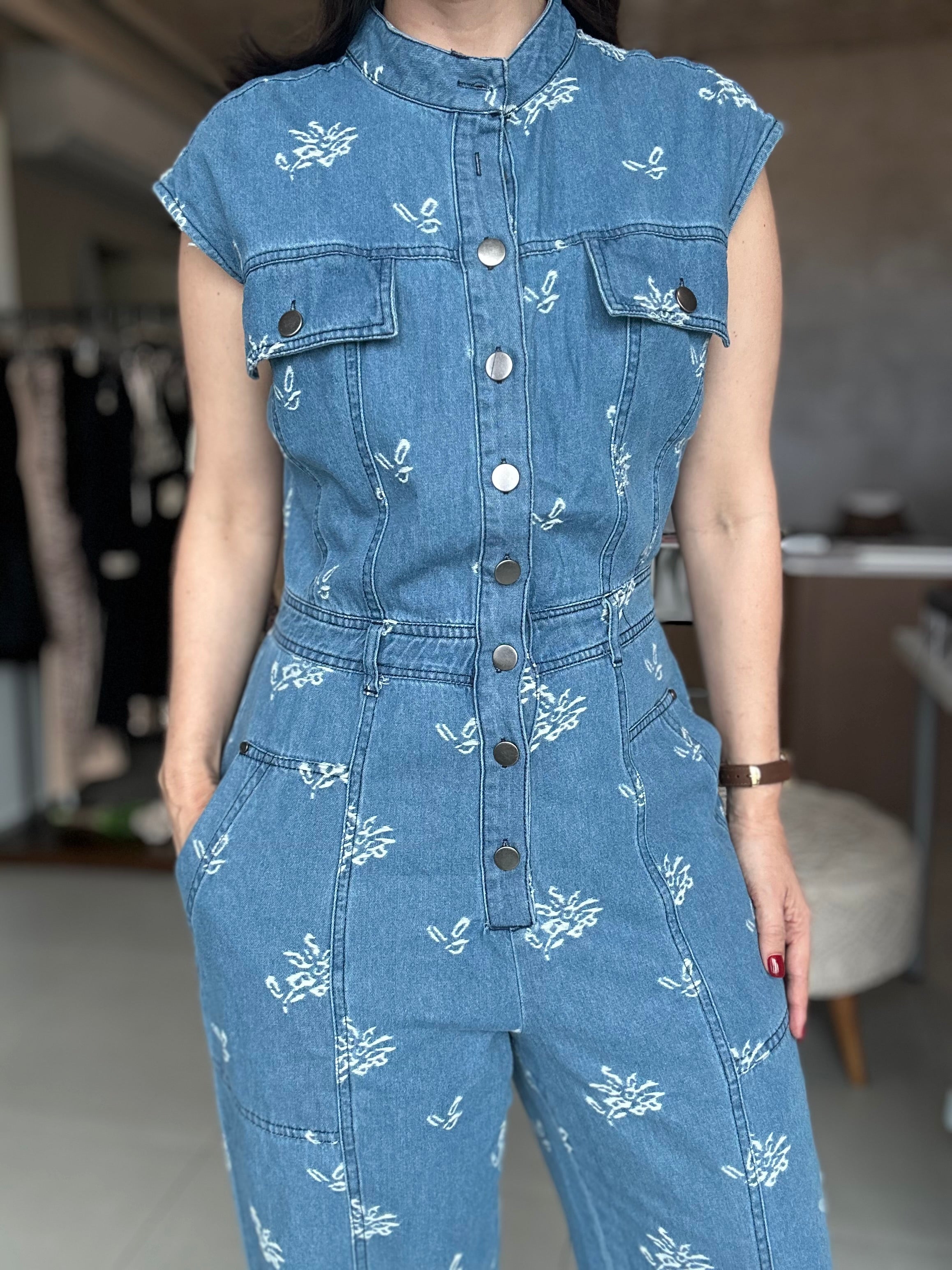 Light Denim Jumsuit