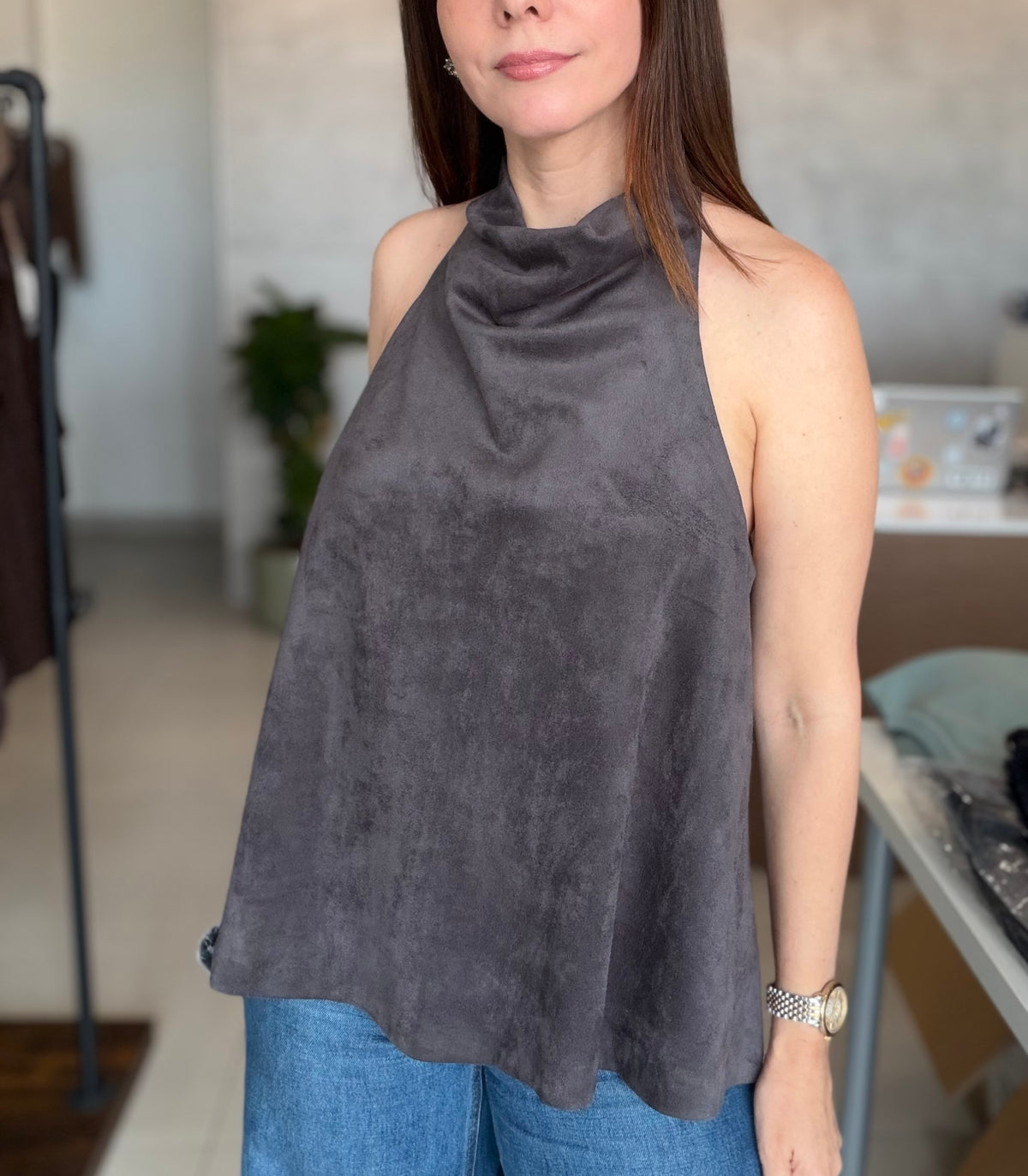 High Neck Top