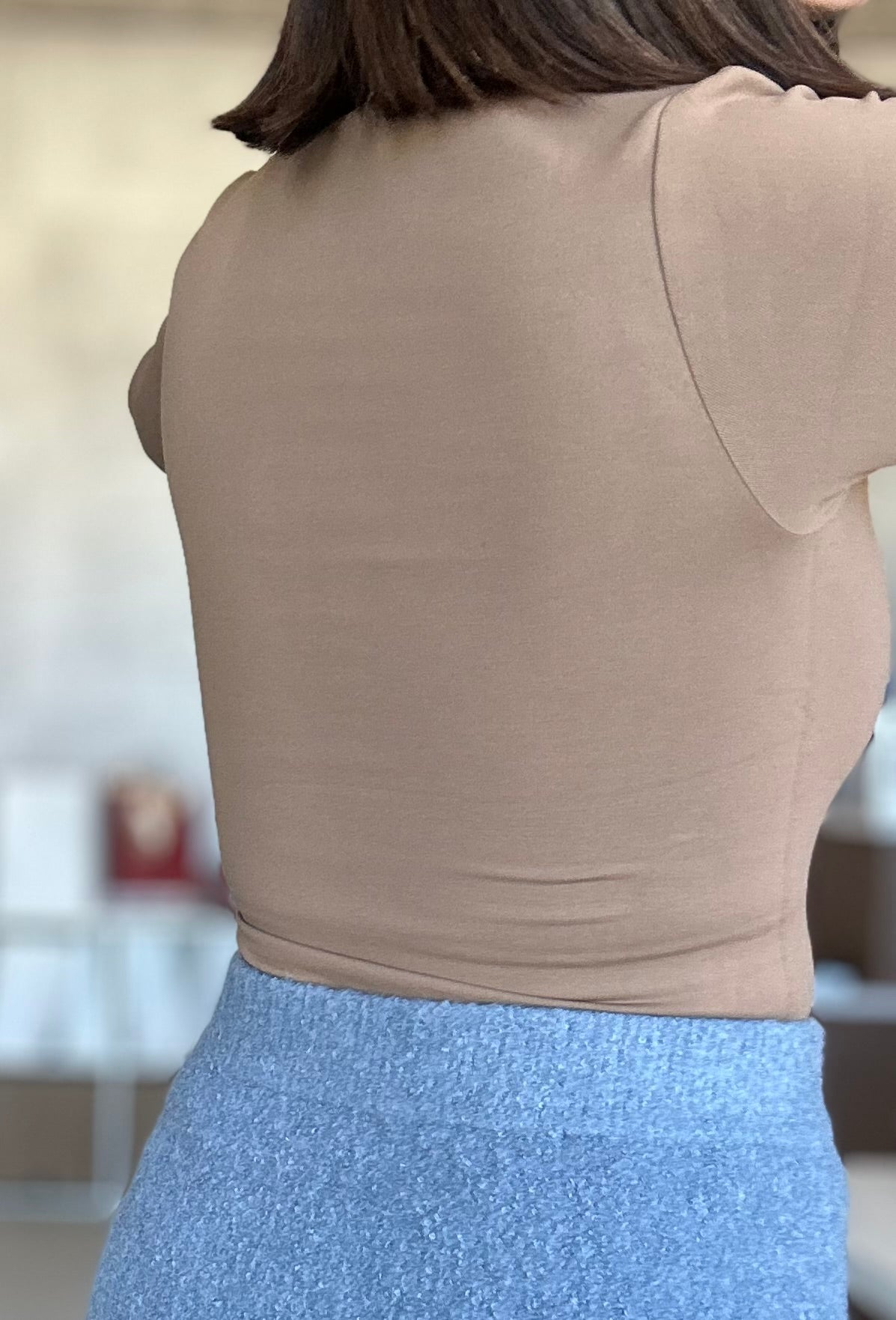 Dark Latte Long Sleeve Basic