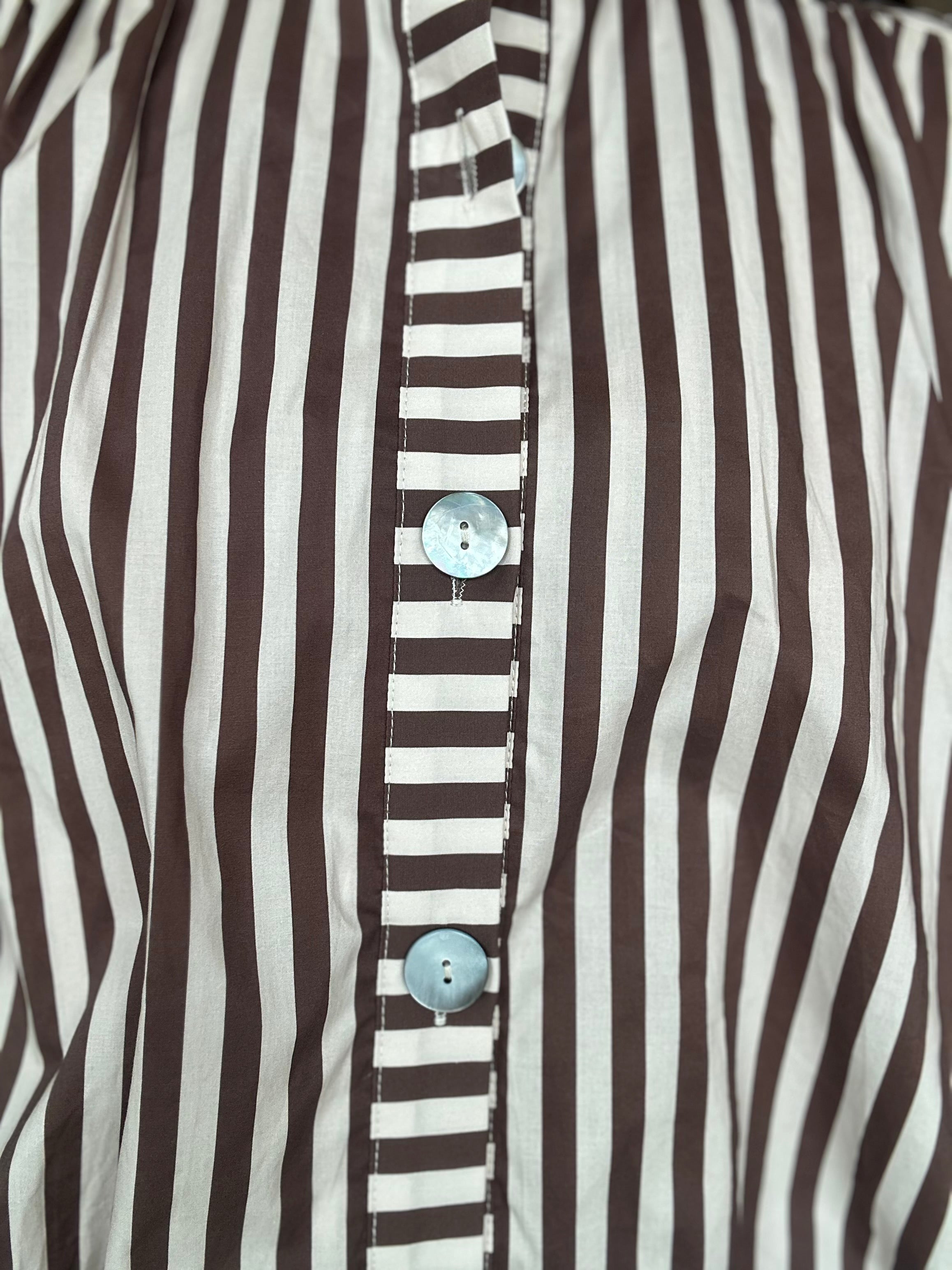 Striped Bubble Blouse
