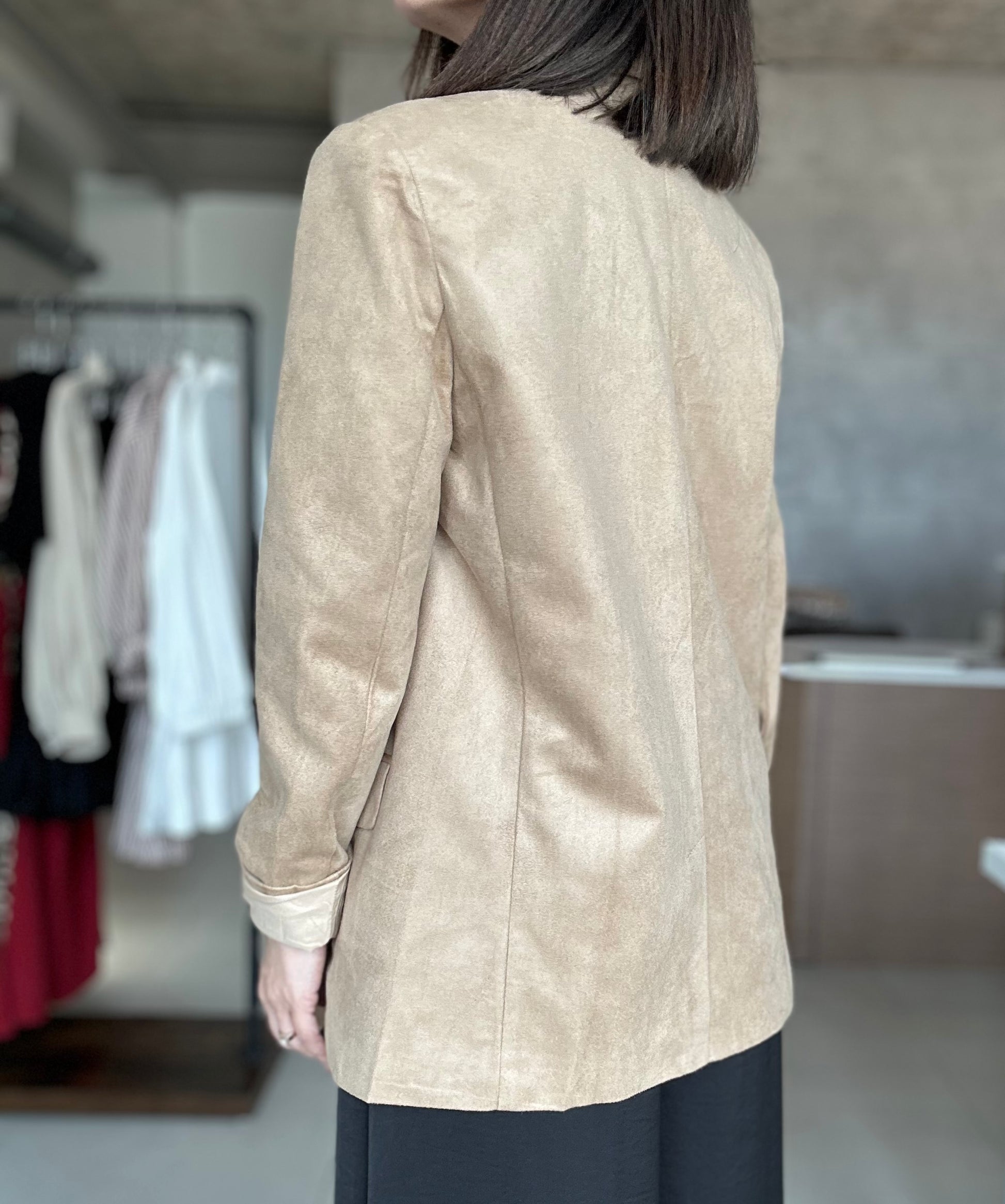 Suede Blazer