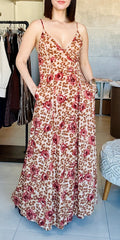 Flower/Cheetah Maxi
