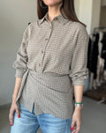 Scarf Waist Shirt