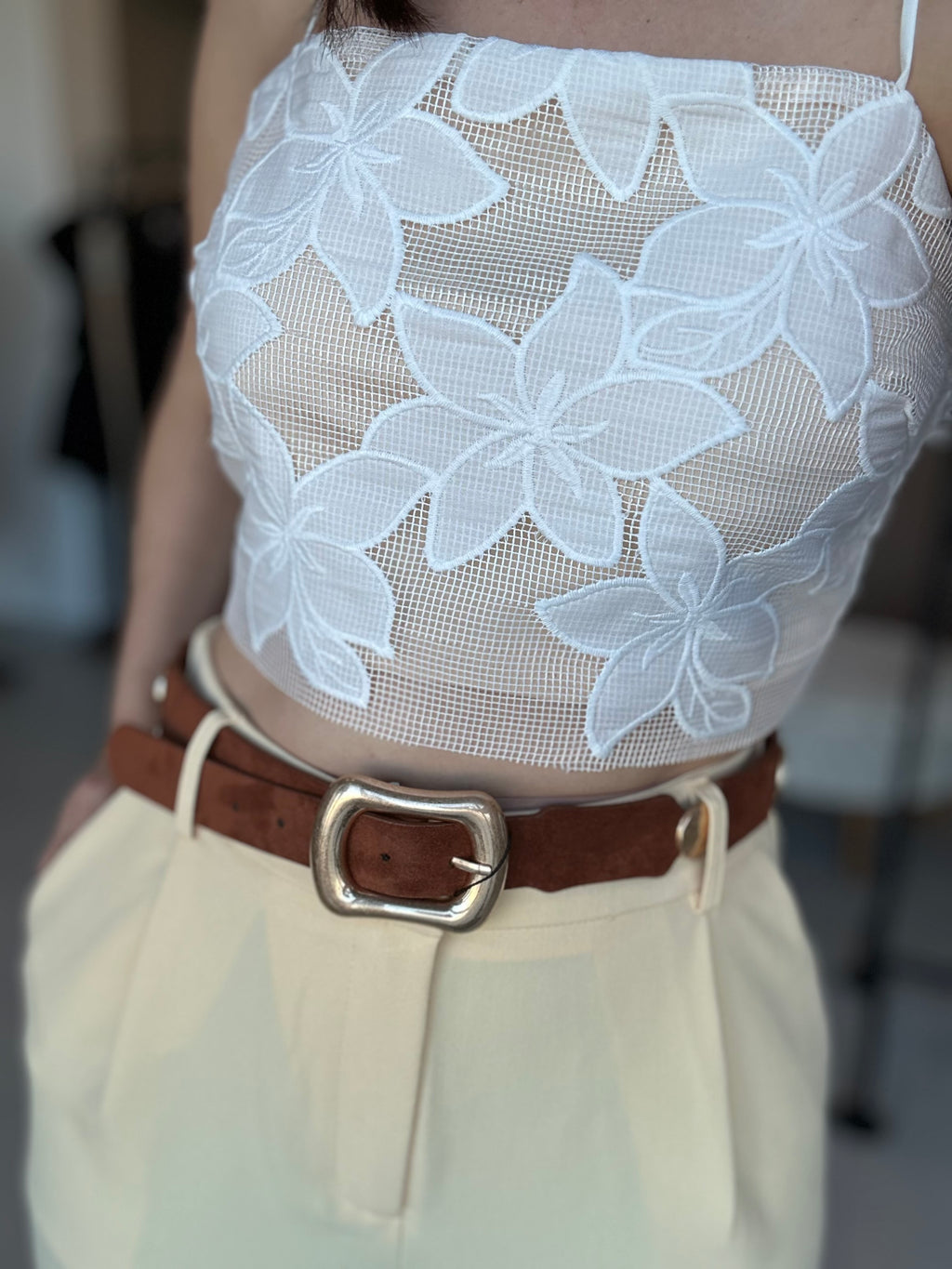 Gold Circle Link Belt