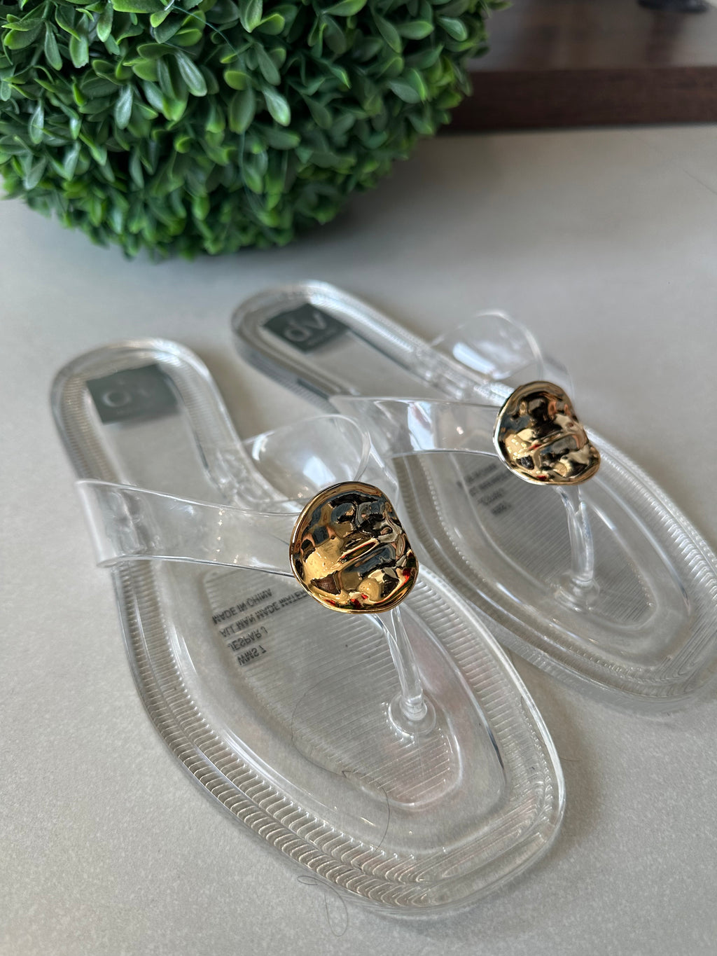 Clear Sandal by DV