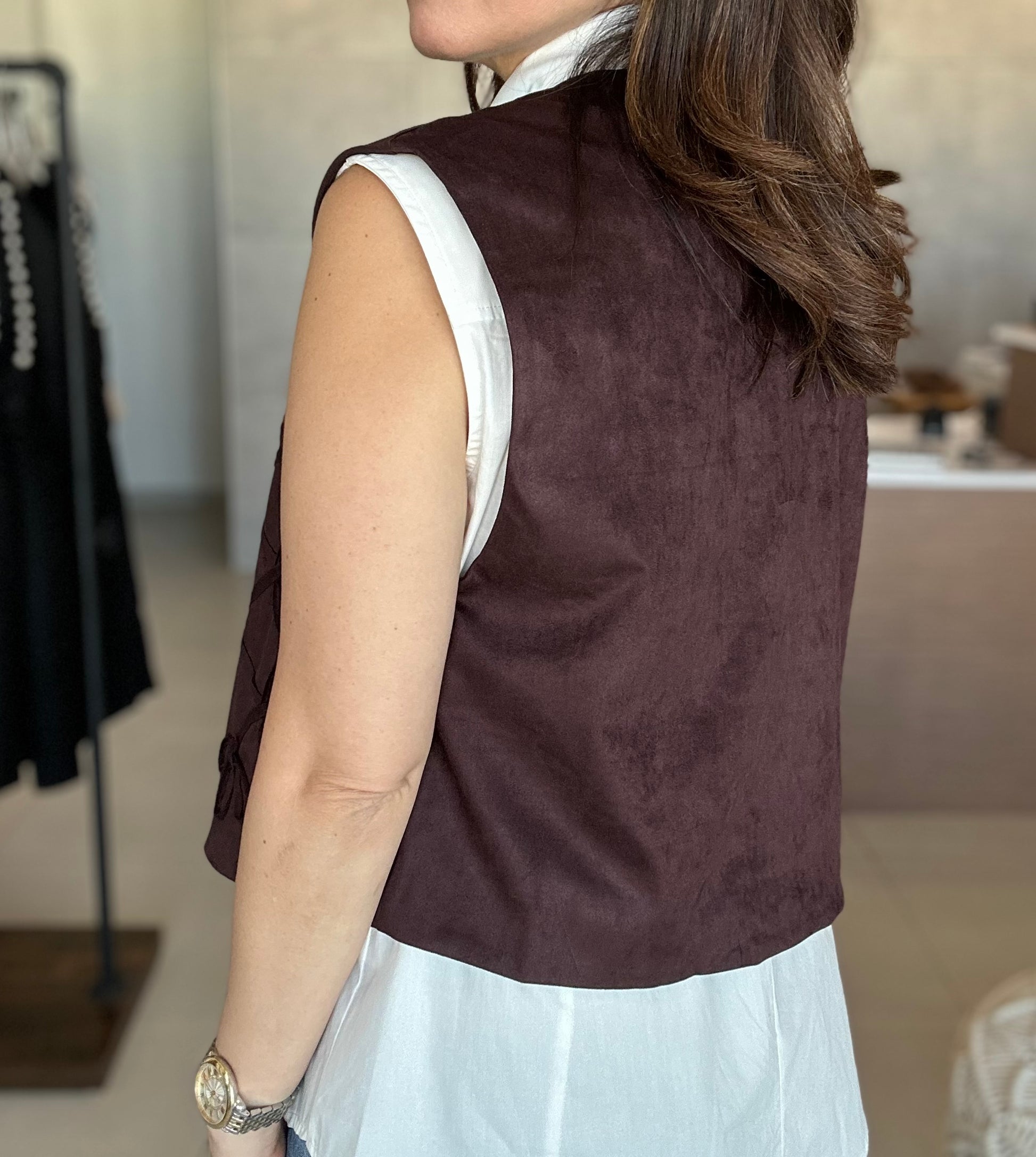 Dark Brown Vest