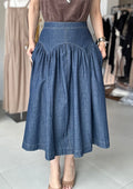 Midi Denim Skirt