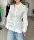 Peplum Button Down Shirt