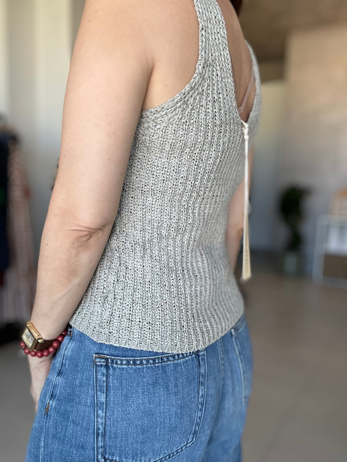 Yarn Flower Top