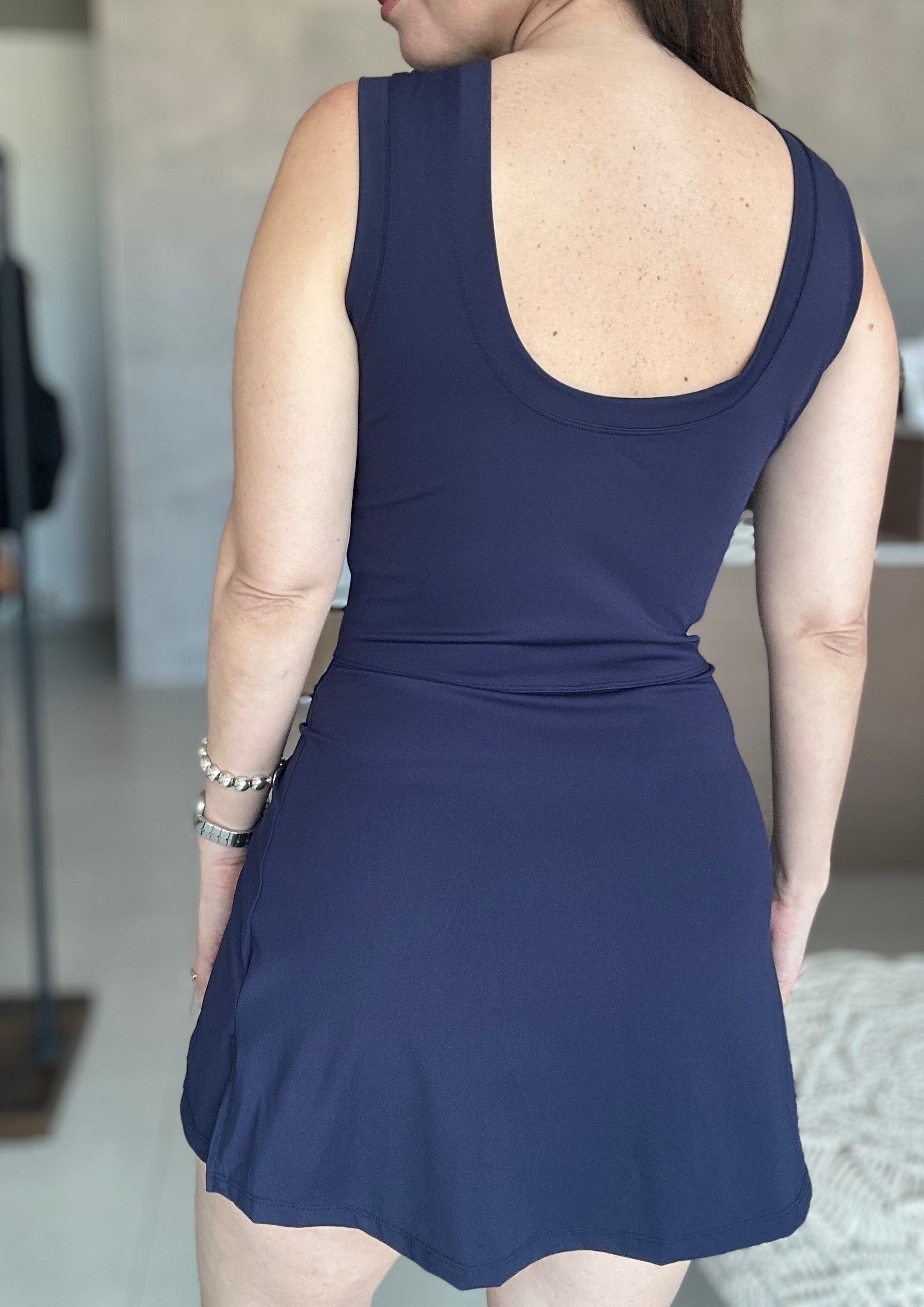 Romper/Skort (Navy)