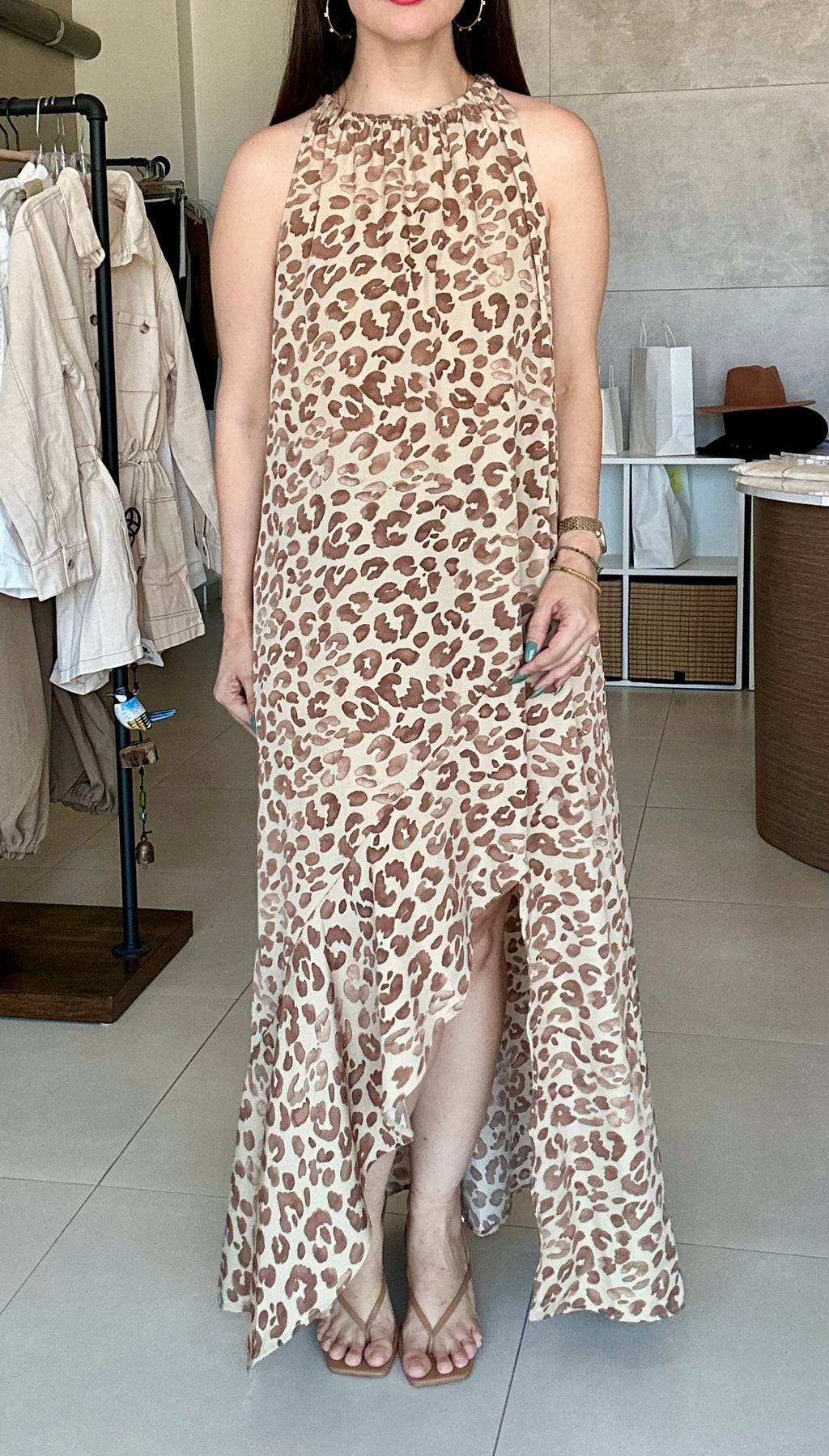 Soft Leopard Dress