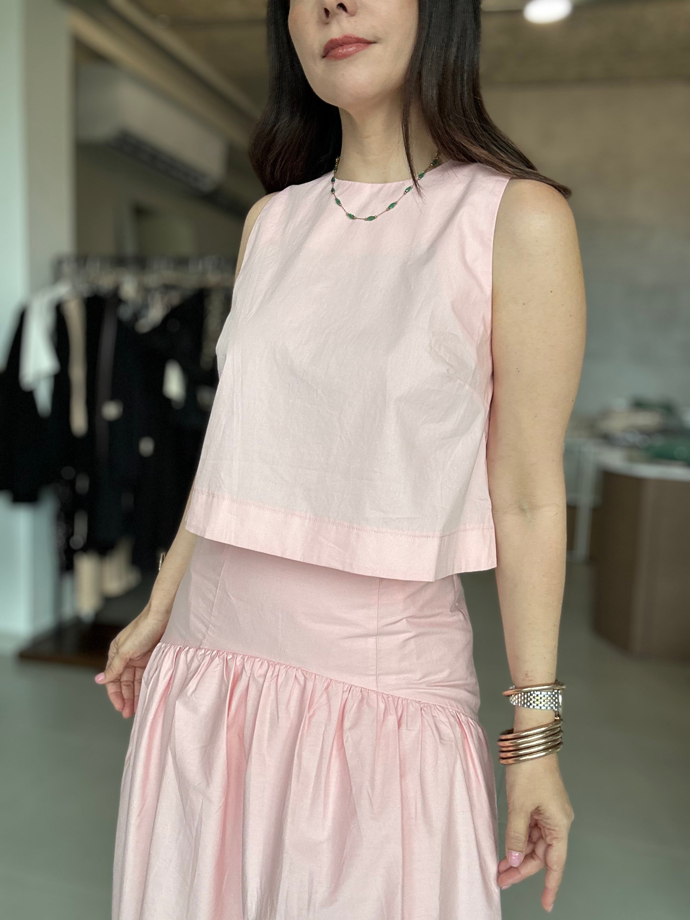 Embroidered Pink Set