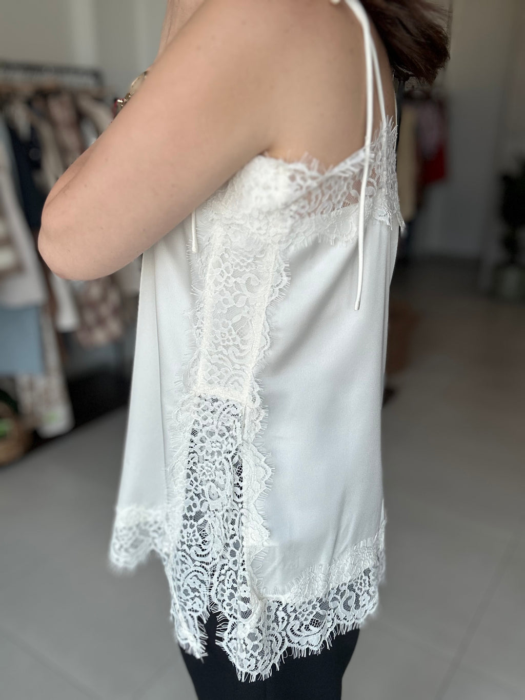 Ivory Lace Cami