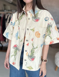Watercolor Oversized Top
