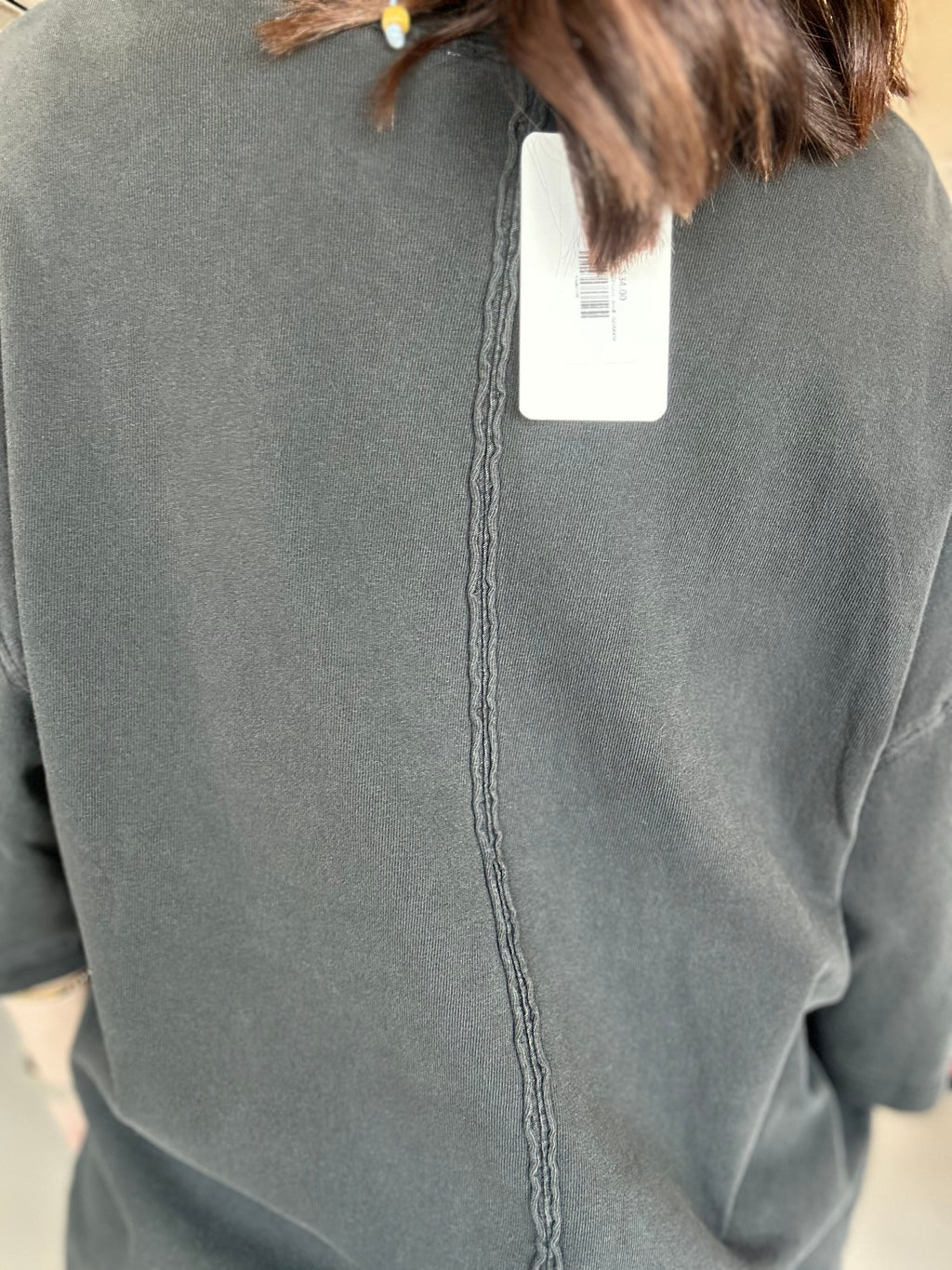 Faded Black Oversized Tshirt