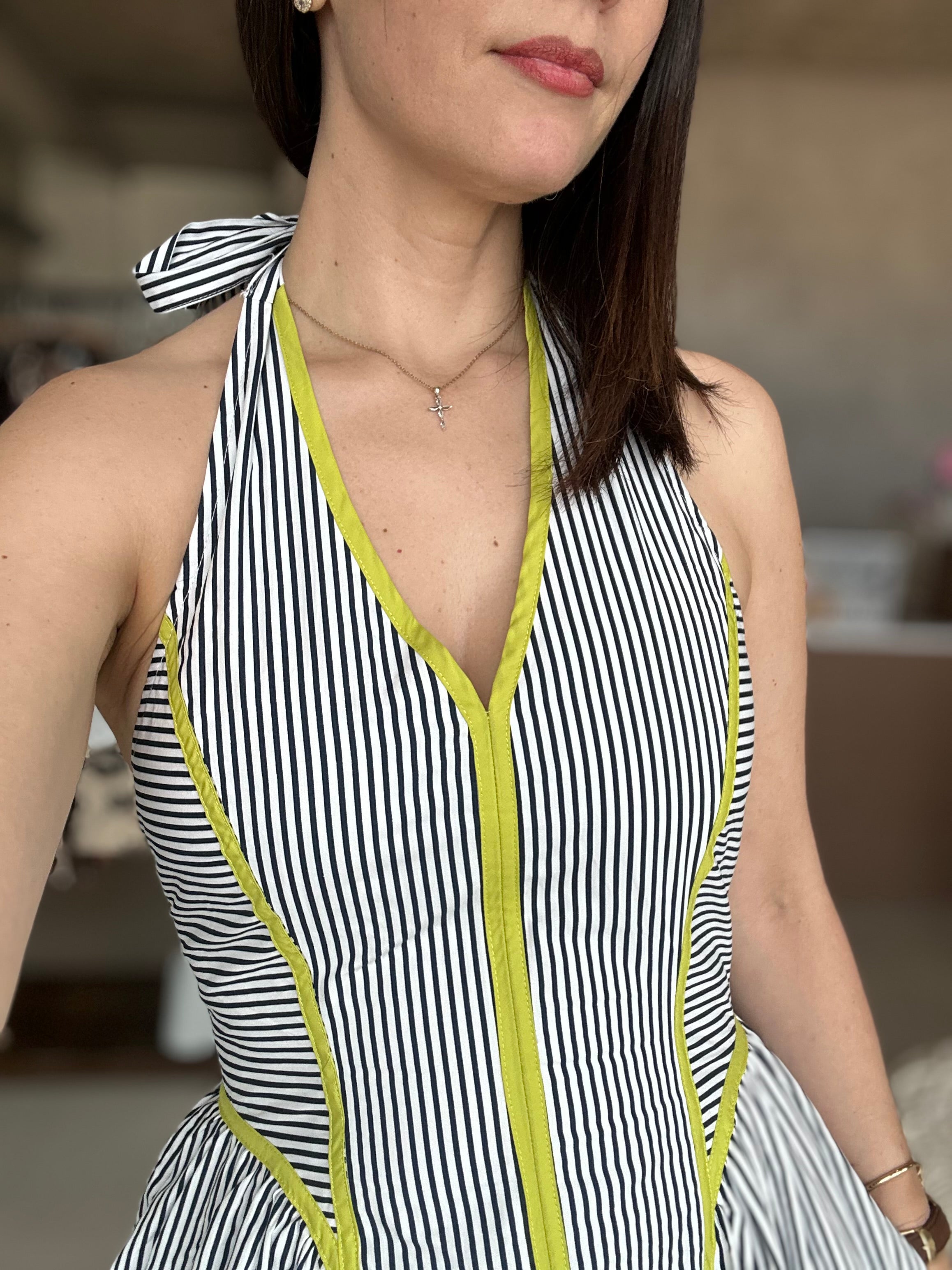 Halter Midi Dress