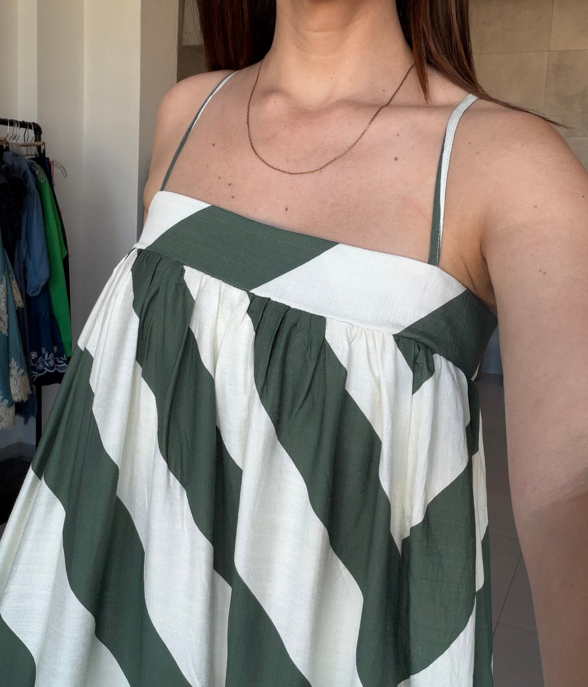 Diagonal Stripes  Maxi