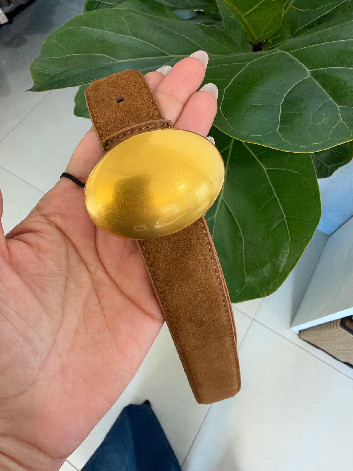 Suede Belt (Genuine Leather)
