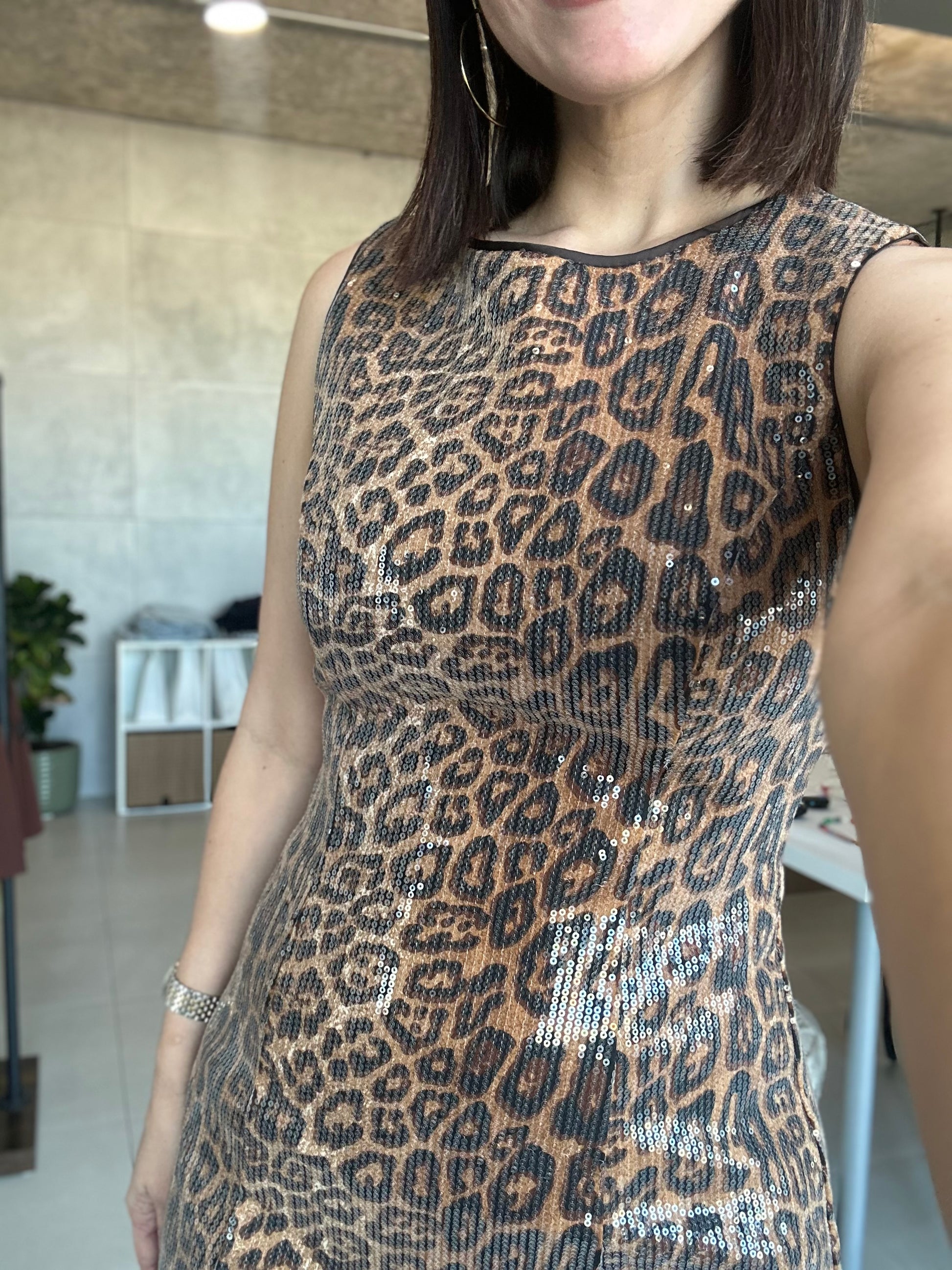 Leopard Glass Dress (Venta Final)
