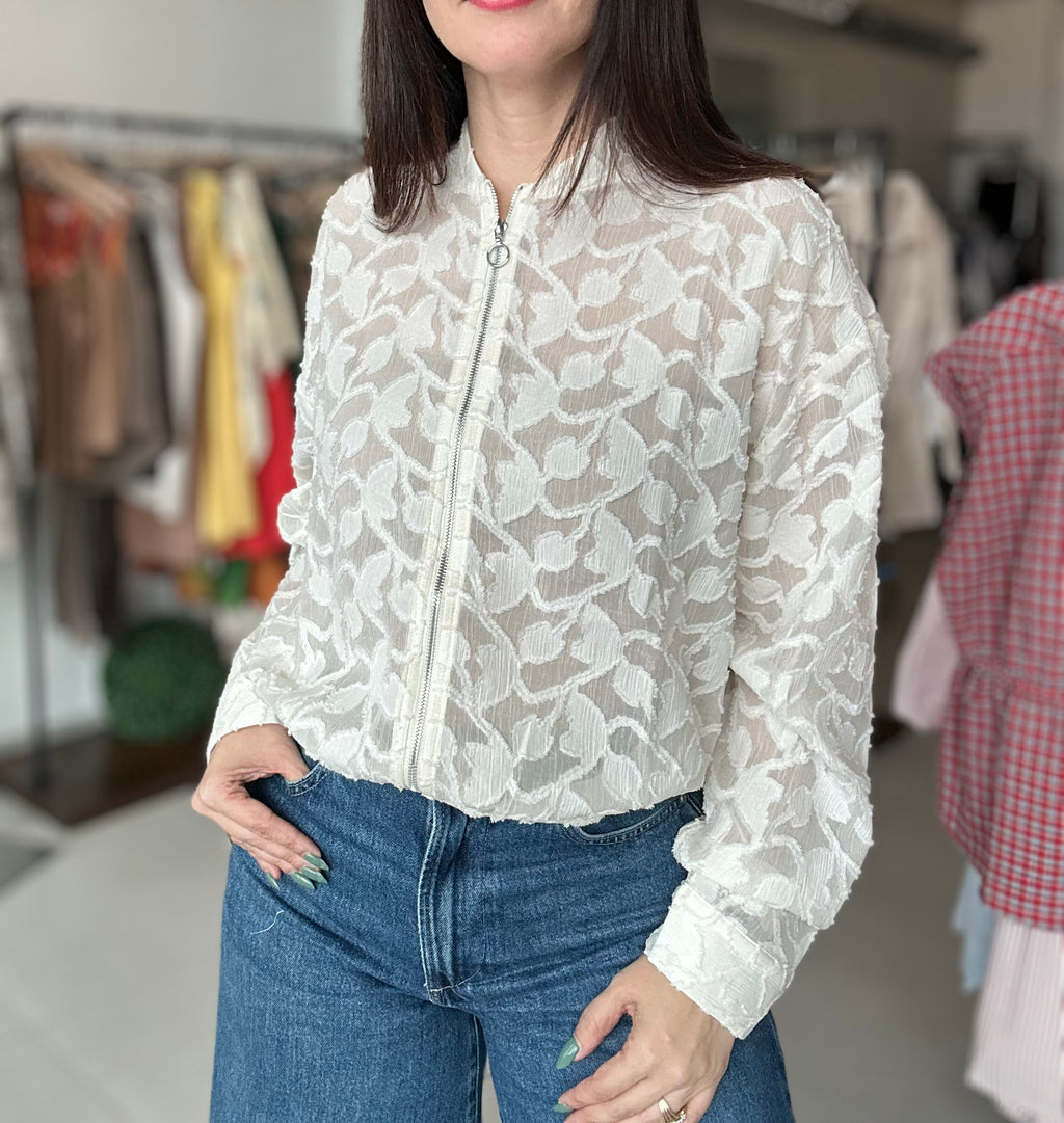 Semi Sheer Blouse