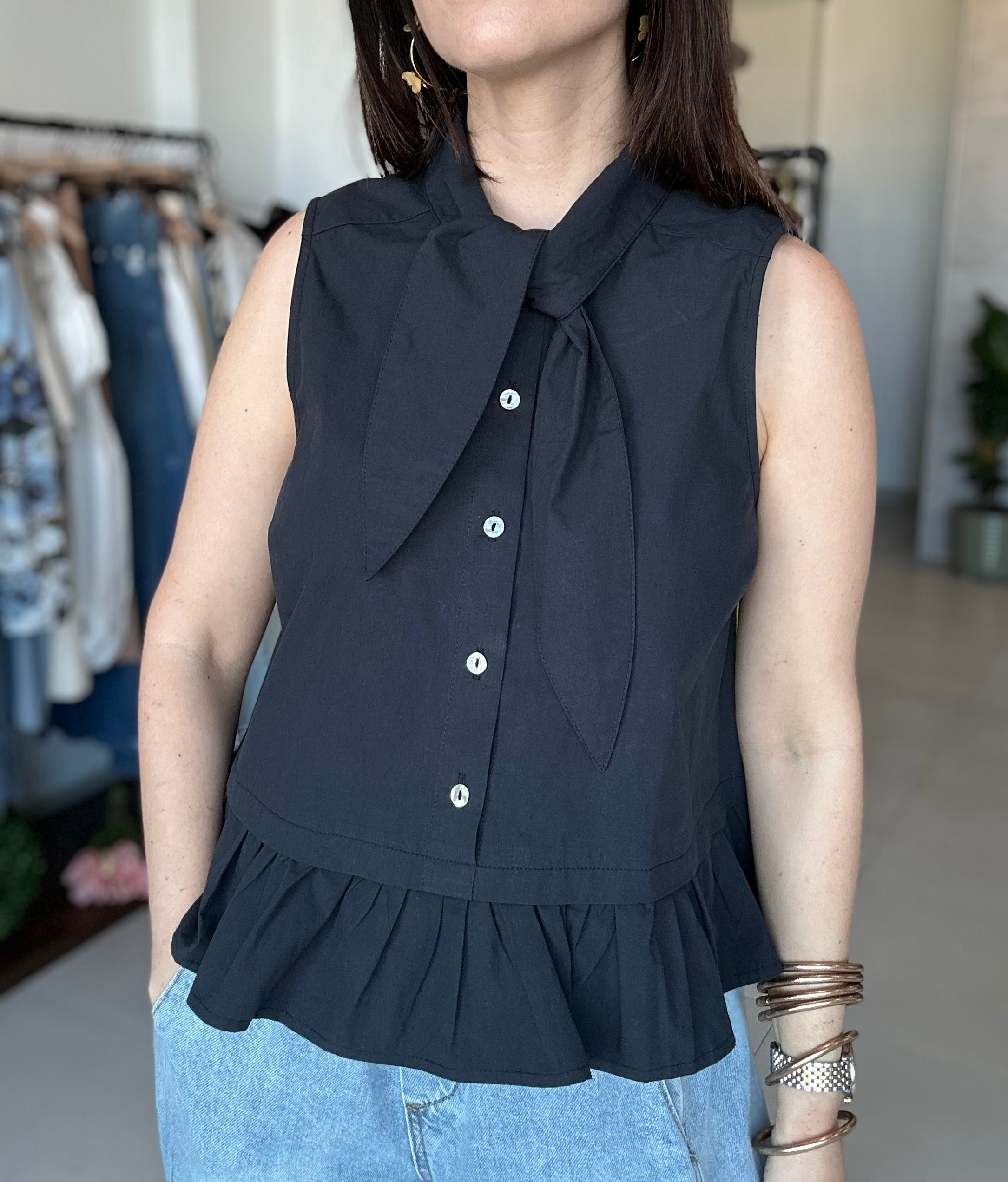 Tie Blouse