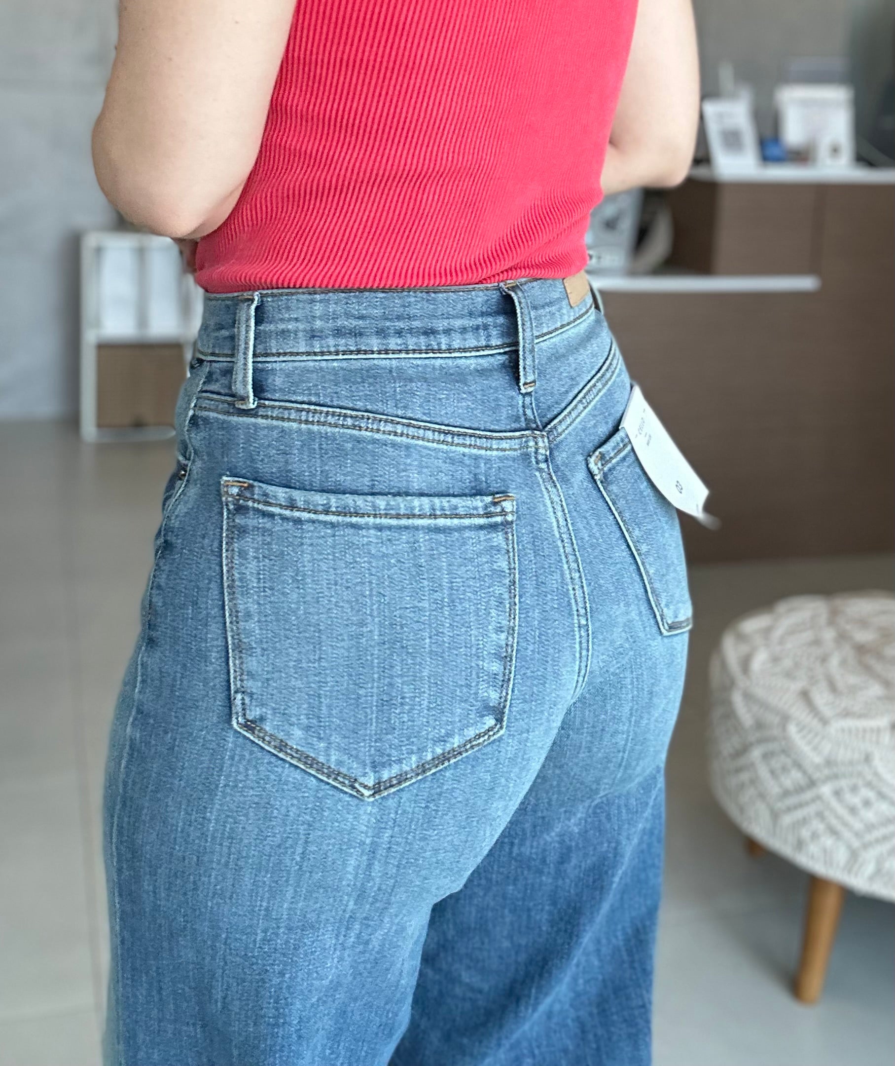 Wide leg jean