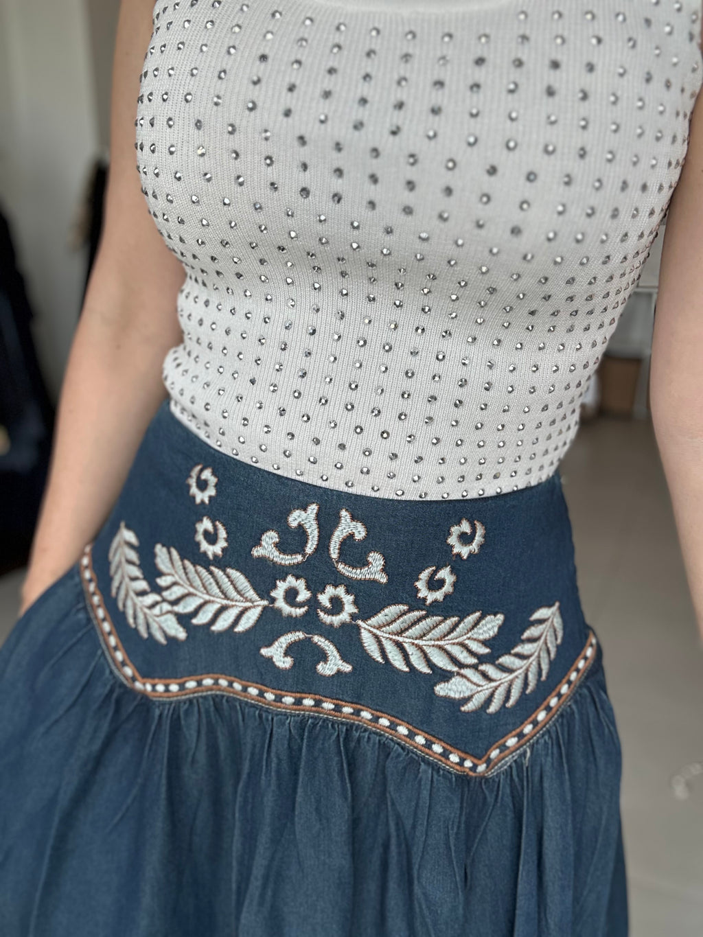 Embroidered Skirt