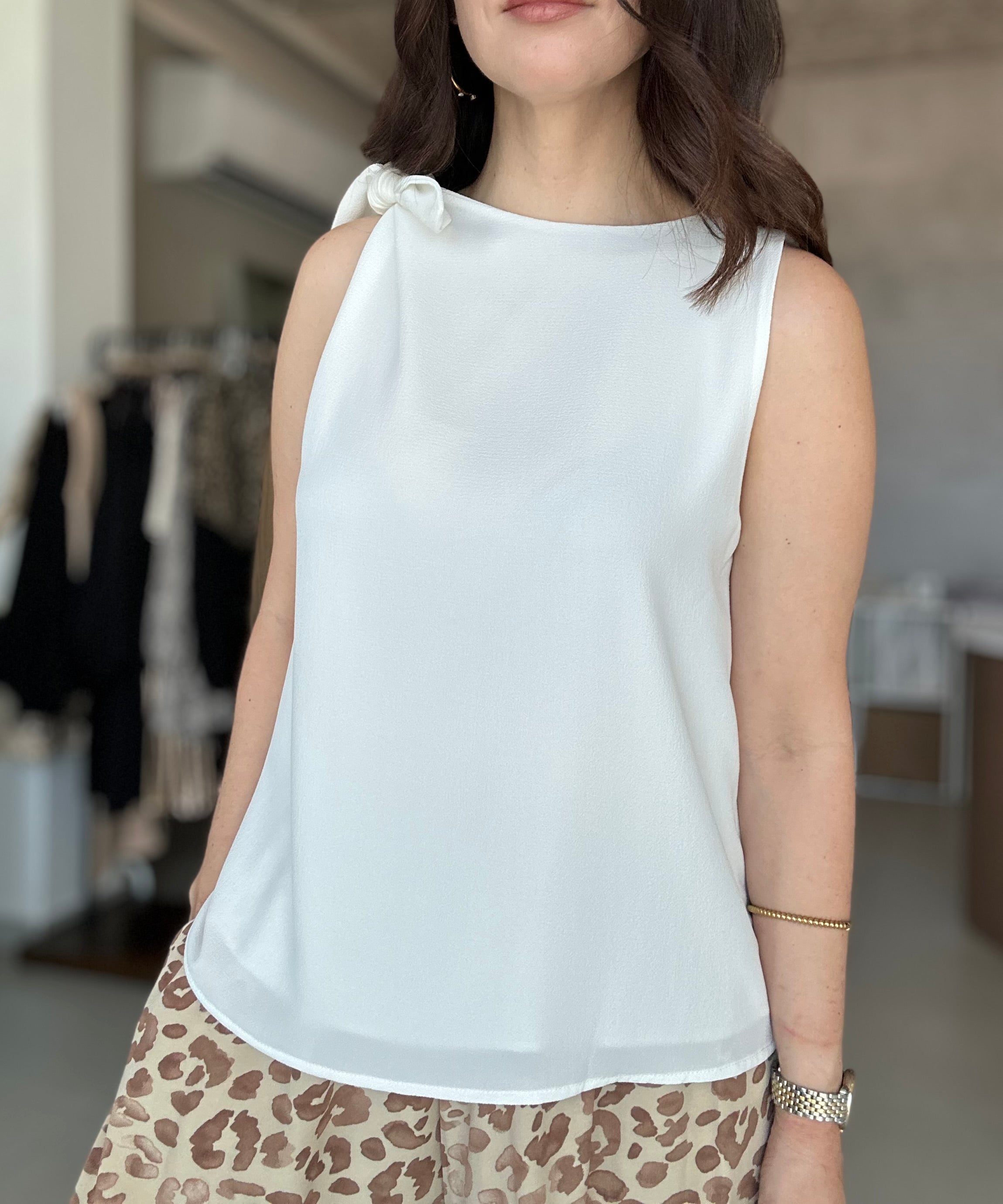 Tie Shoulder Top