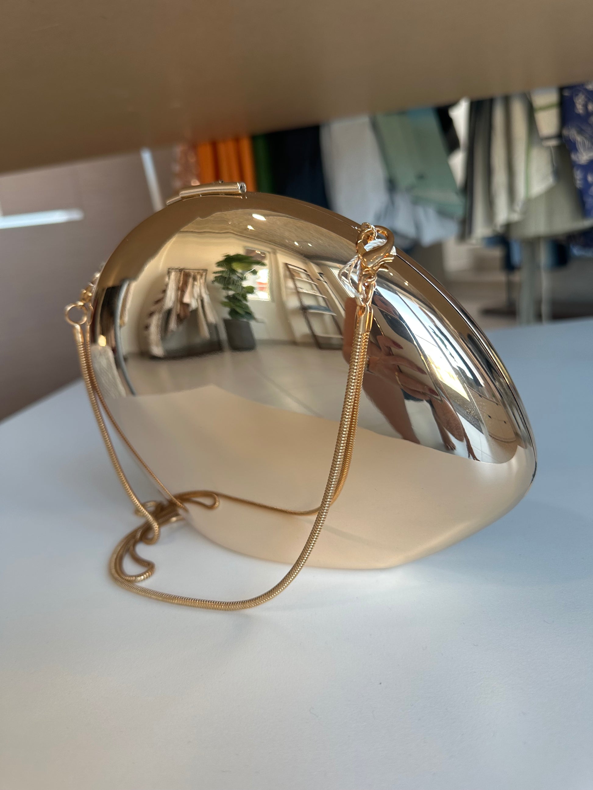 Gold Chrome Clutch