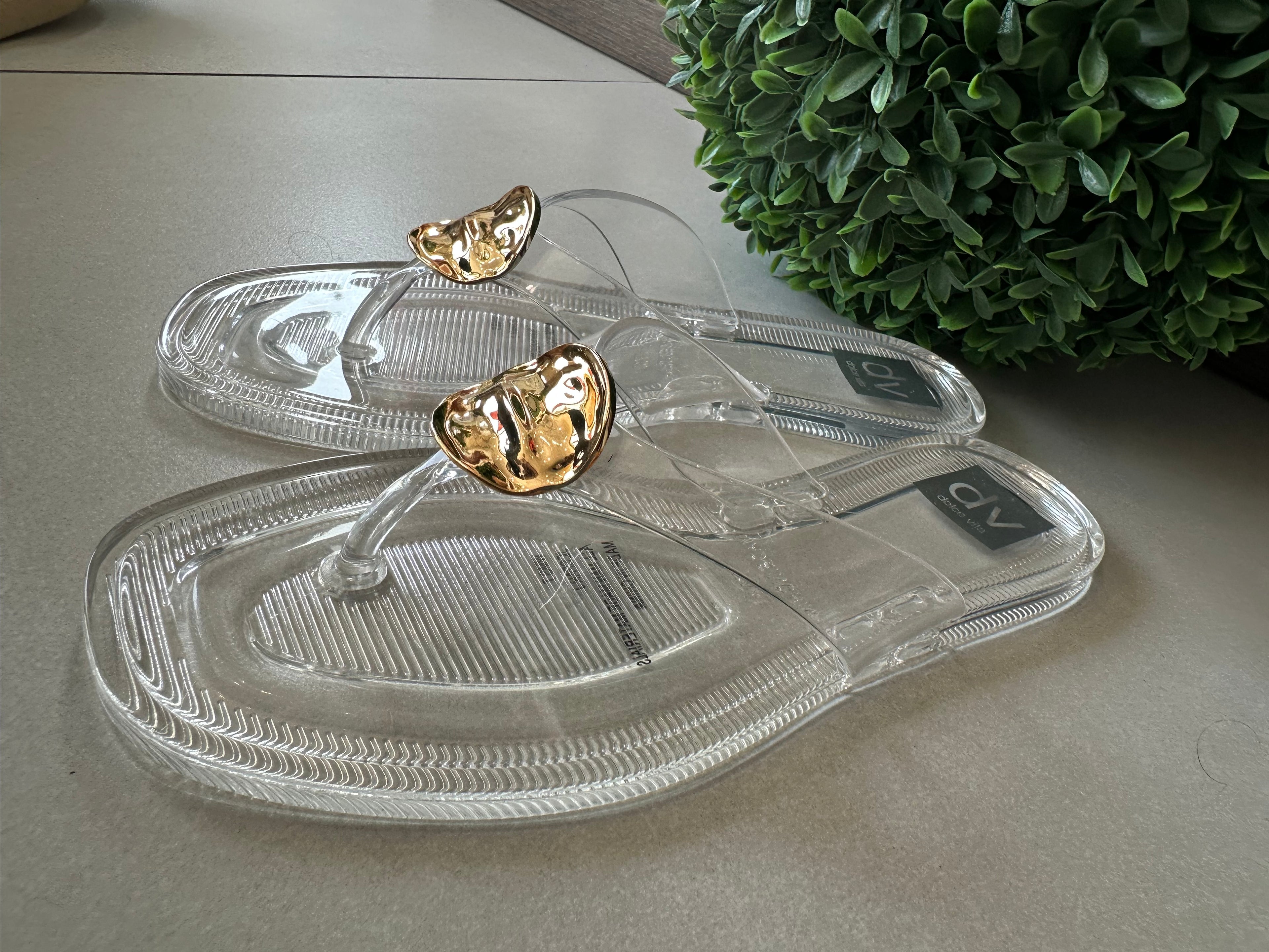 Clear Sandal by DV