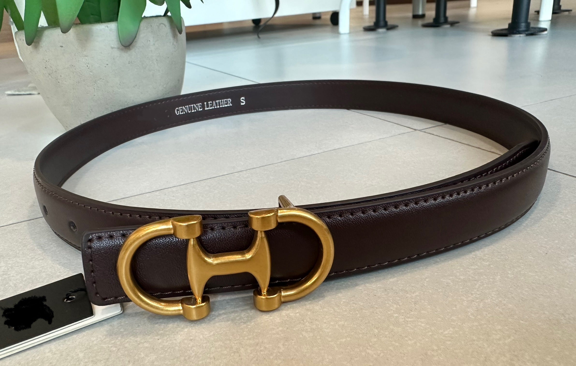 Leather Belt (Brown)